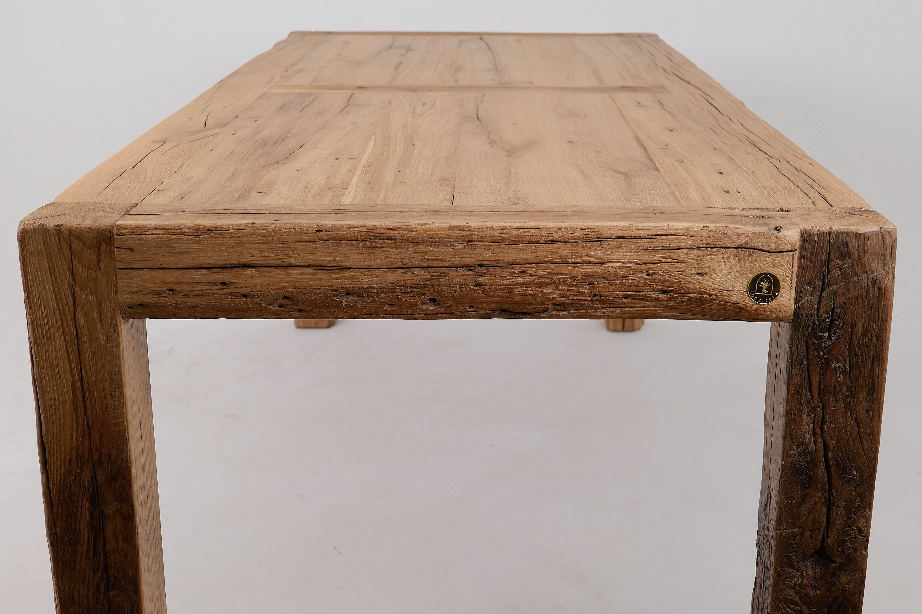 Reclaimed Oak Table - image 18