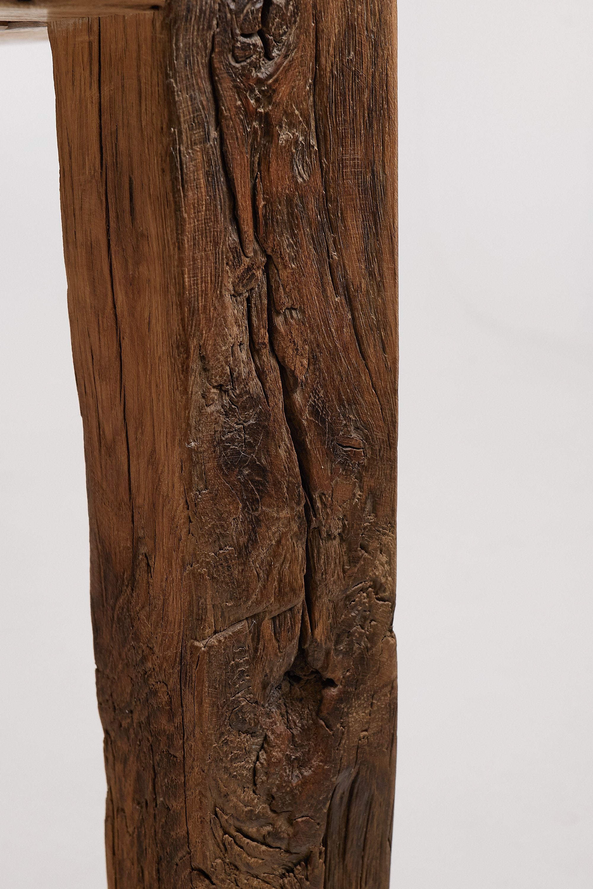 Reclaimed Oak Table - image 17