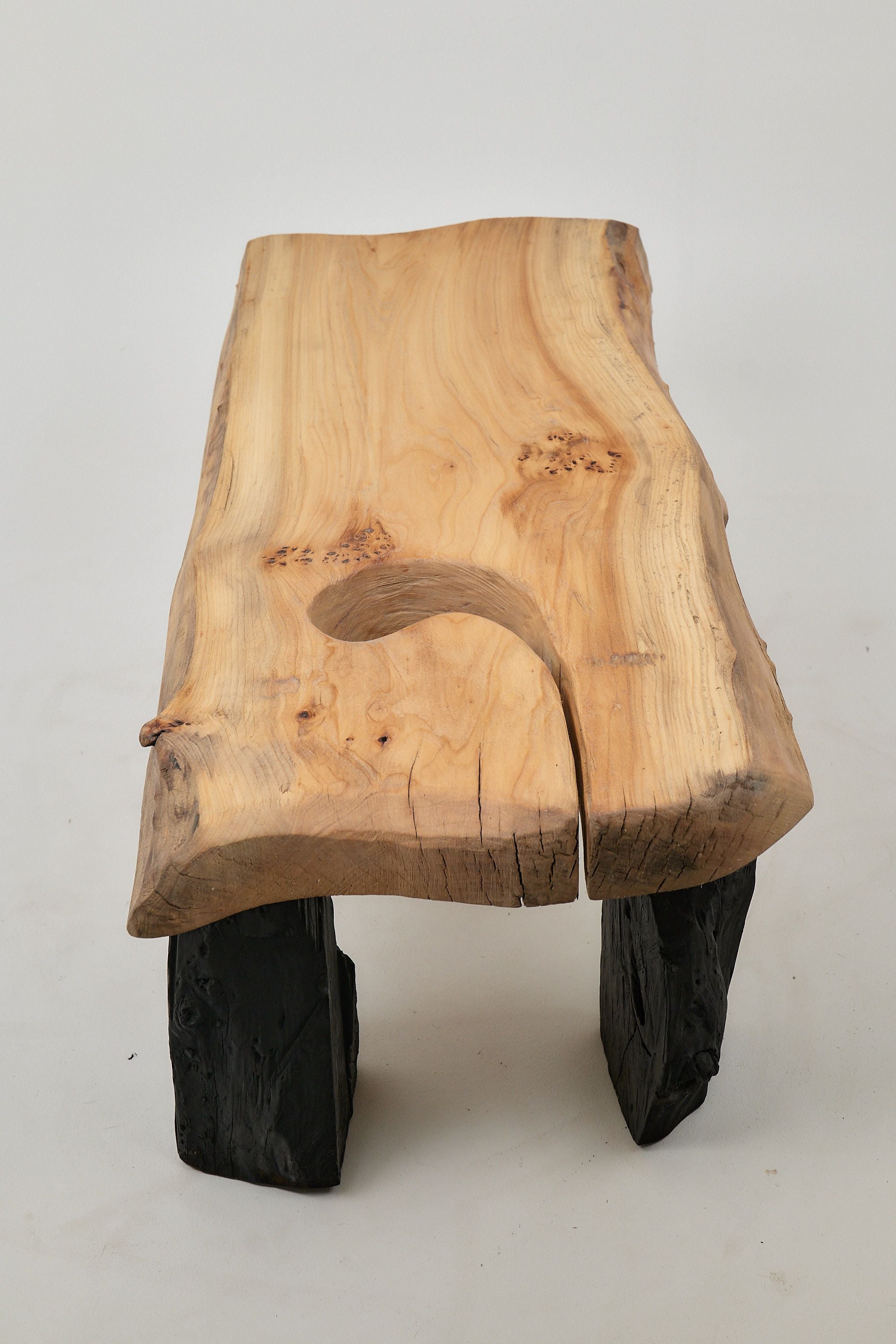 Jownik, Coffee Table â Natural Edge with Unique Charred Legs - image 7