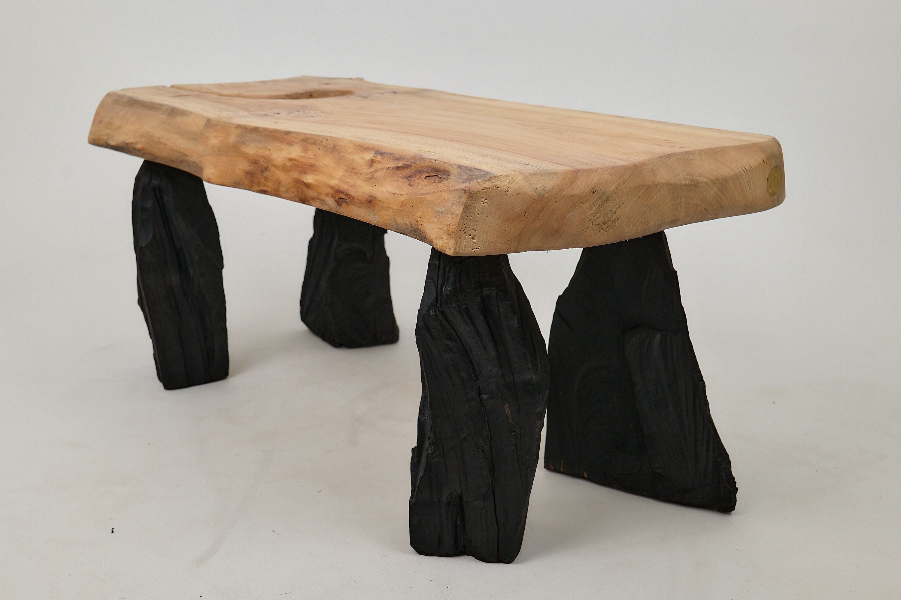 Jownik, Coffee Table â Natural Edge with Unique Charred Legs - image 11