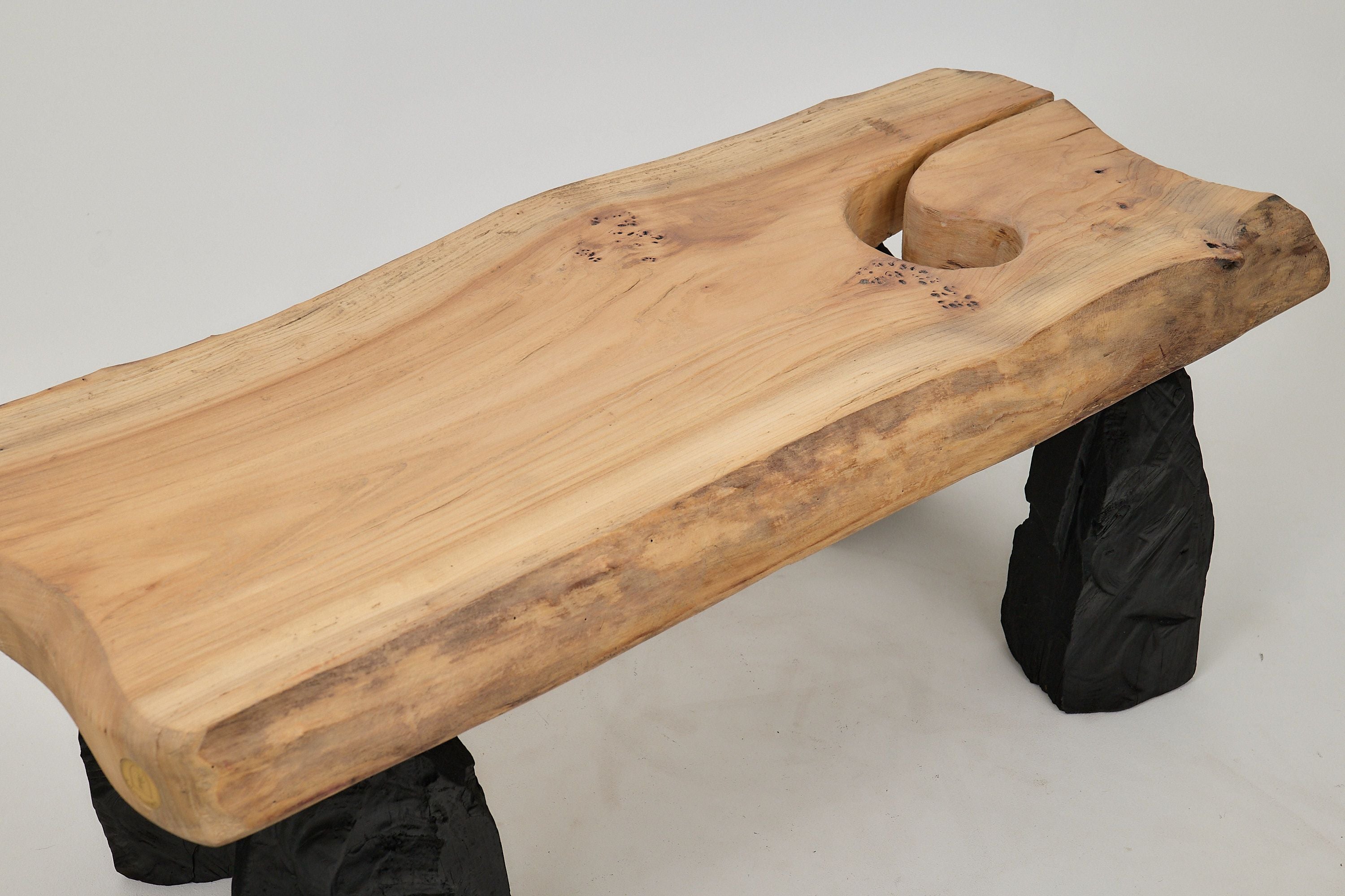 Jownik, Coffee Table â Natural Edge with Unique Charred Legs - image 16