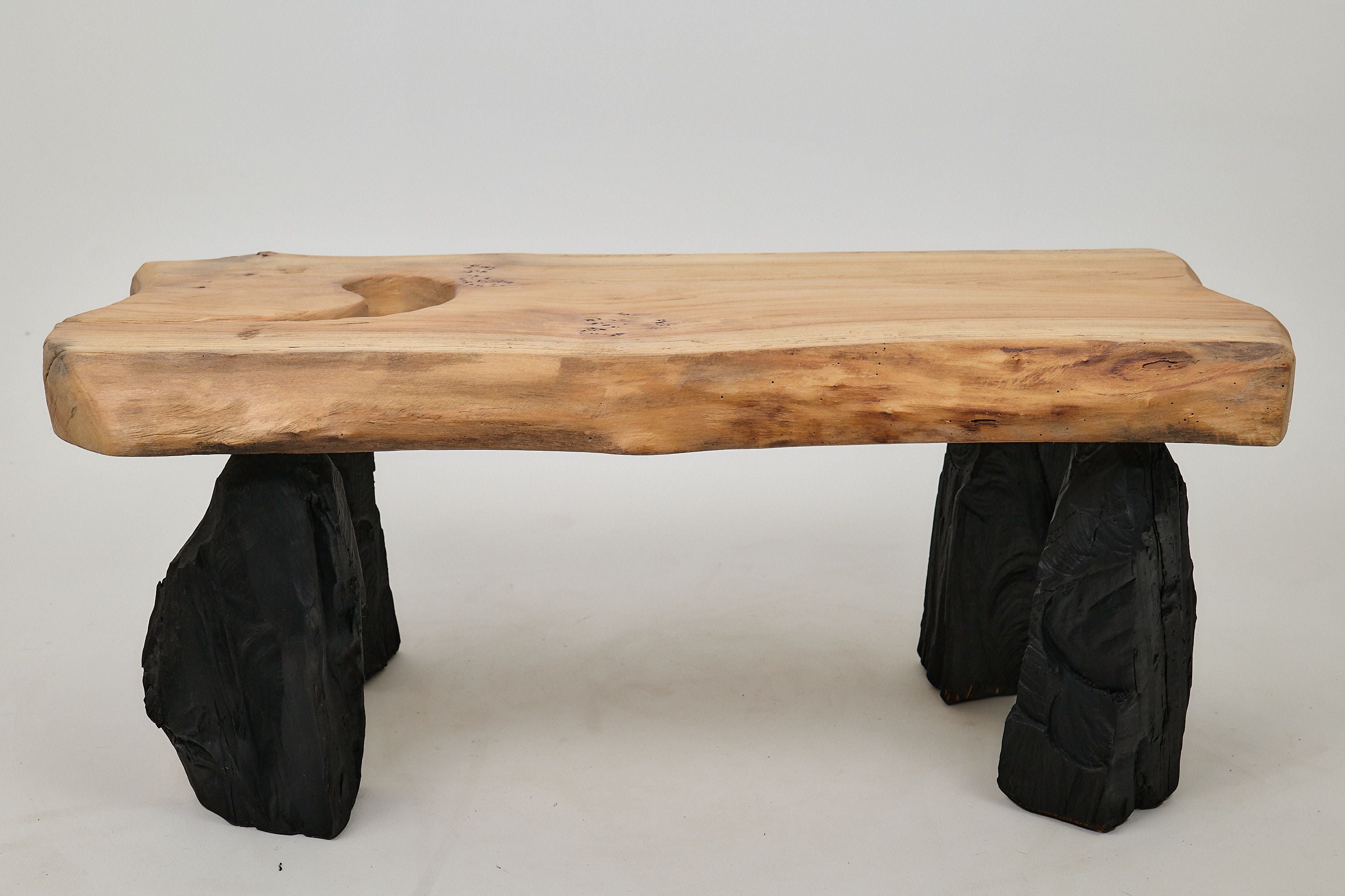 Jownik, Coffee Table â Natural Edge with Unique Charred Legs - image 10