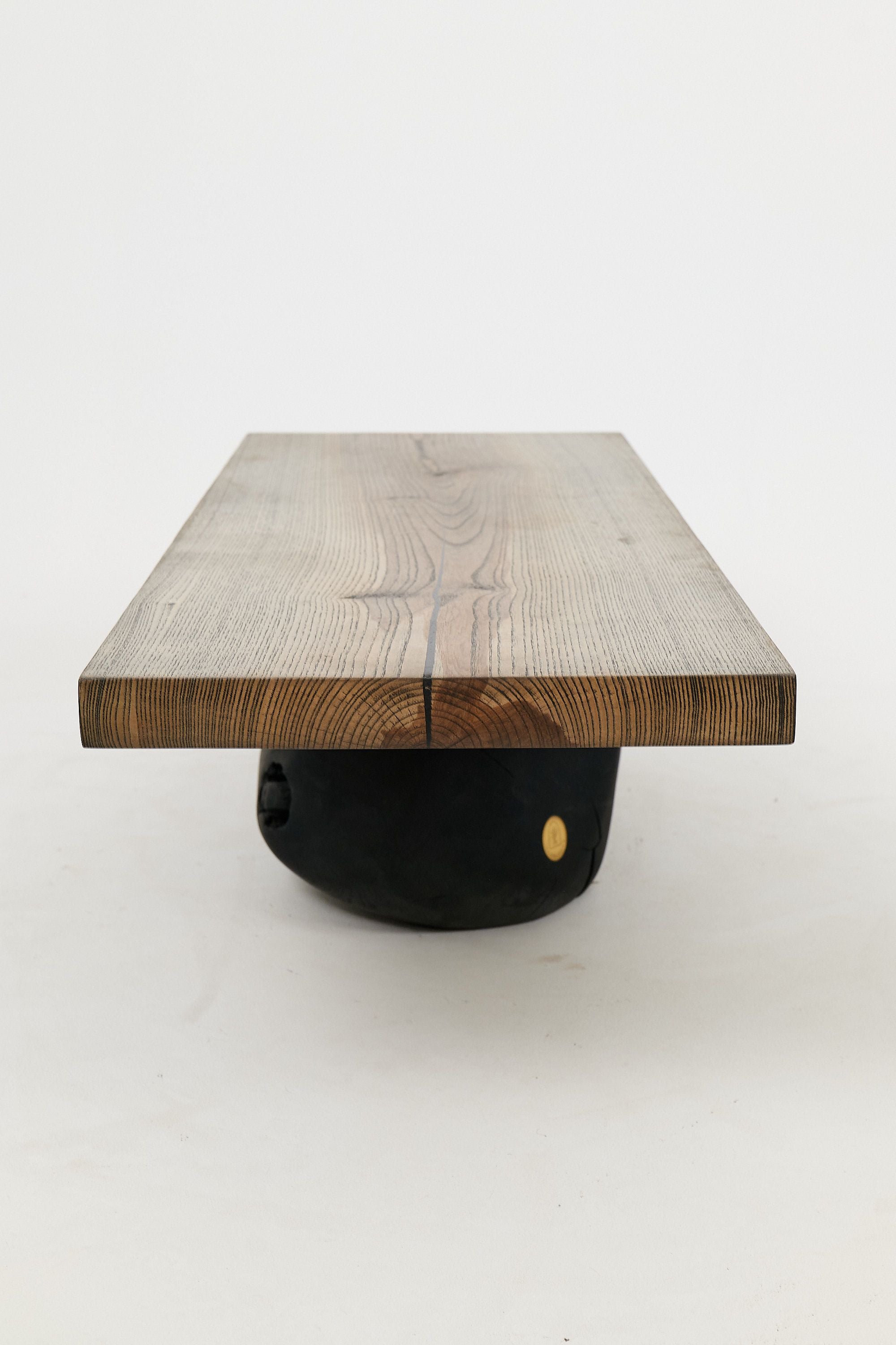 Jownik, Stone-Base Coffee Table â Floating Form on Blackened Balance - image 8