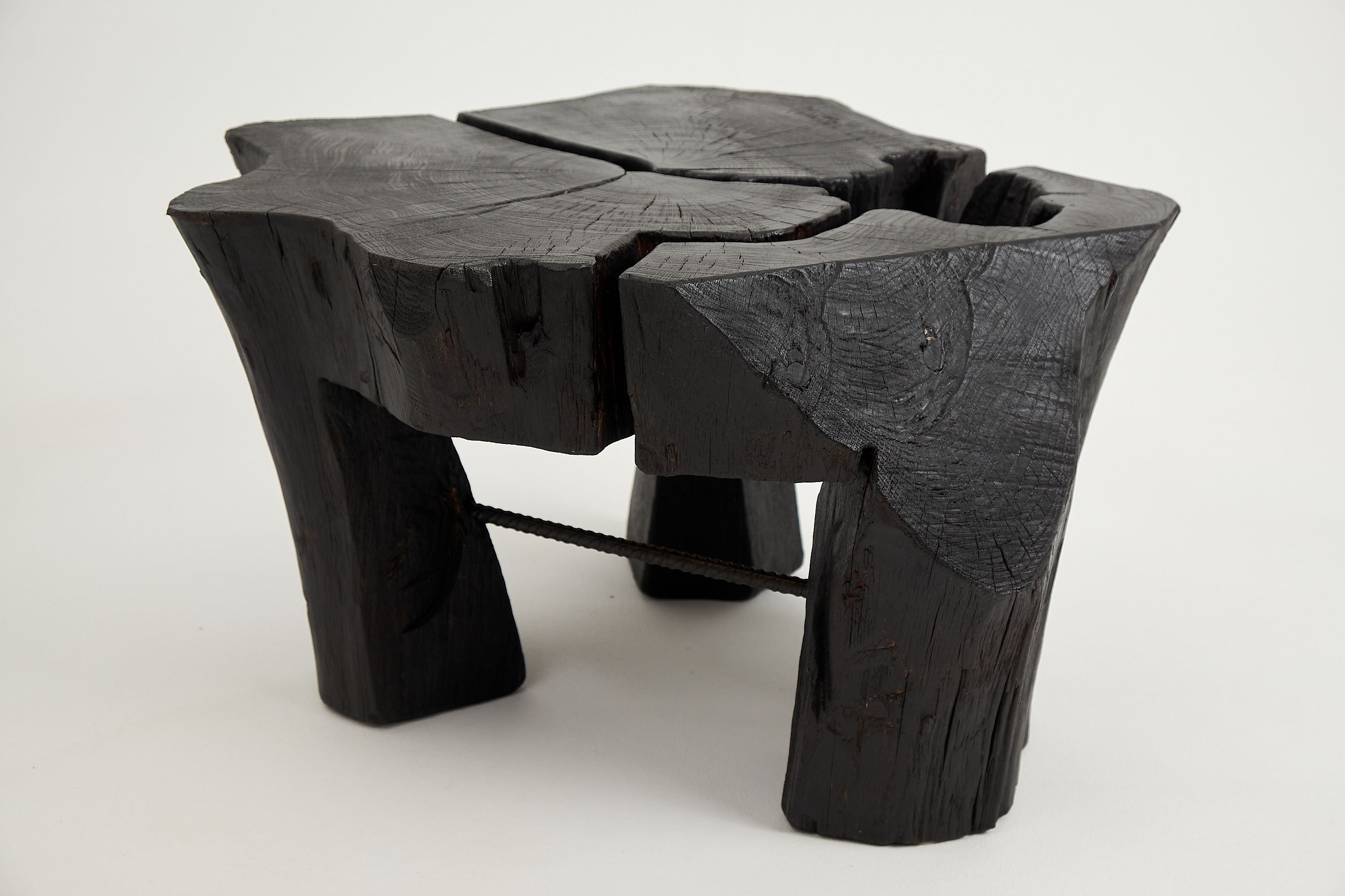 Jownik, Charred Round Coffee Table - image 11