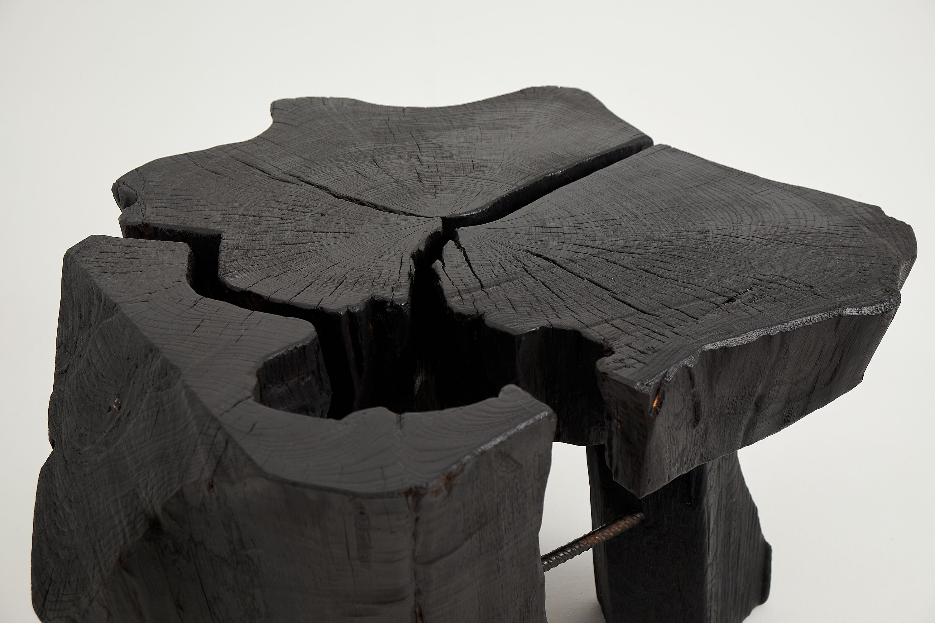Jownik, Charred Round Coffee Table - image 8