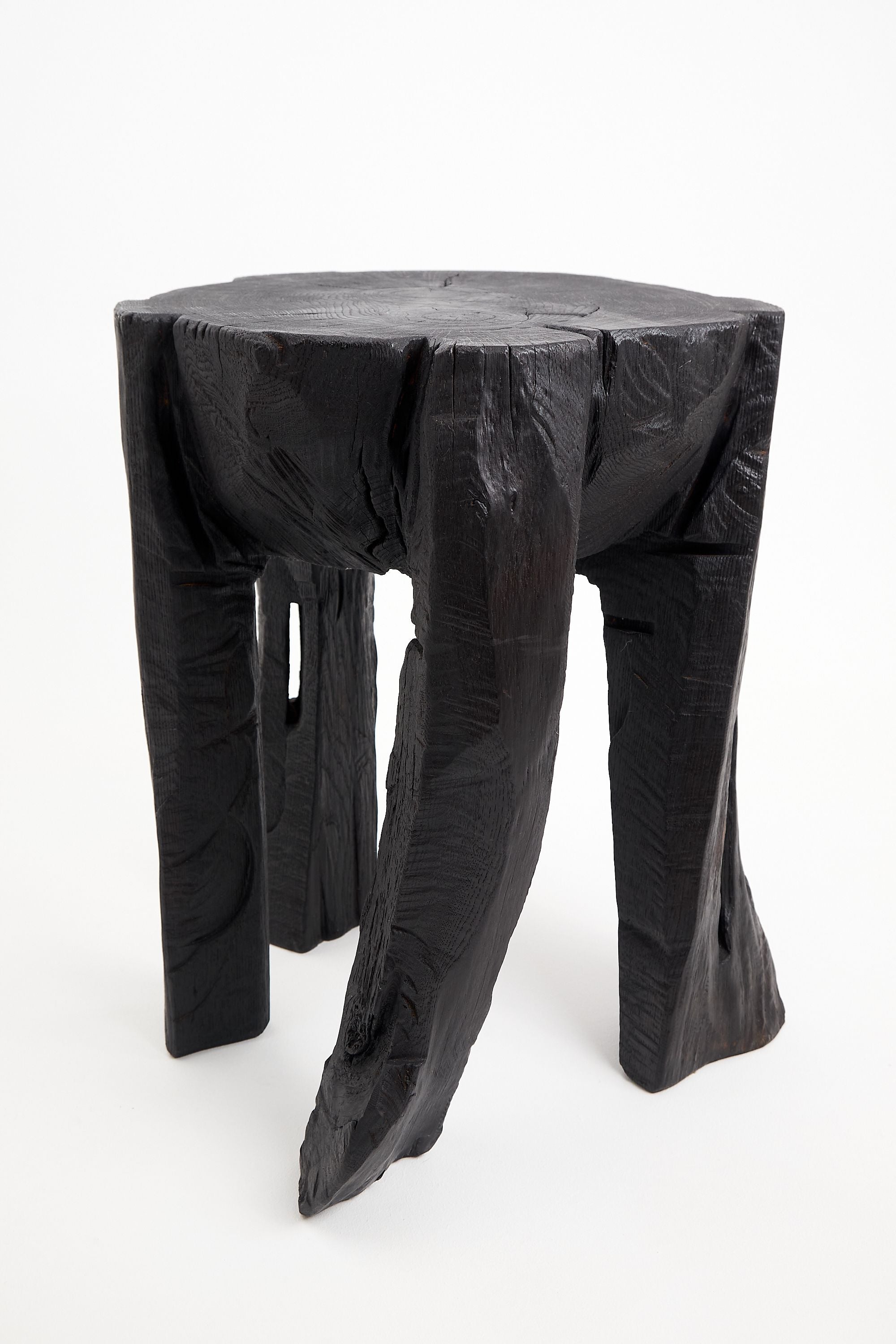 Jownik, Charred Round Coffee Table - image 9