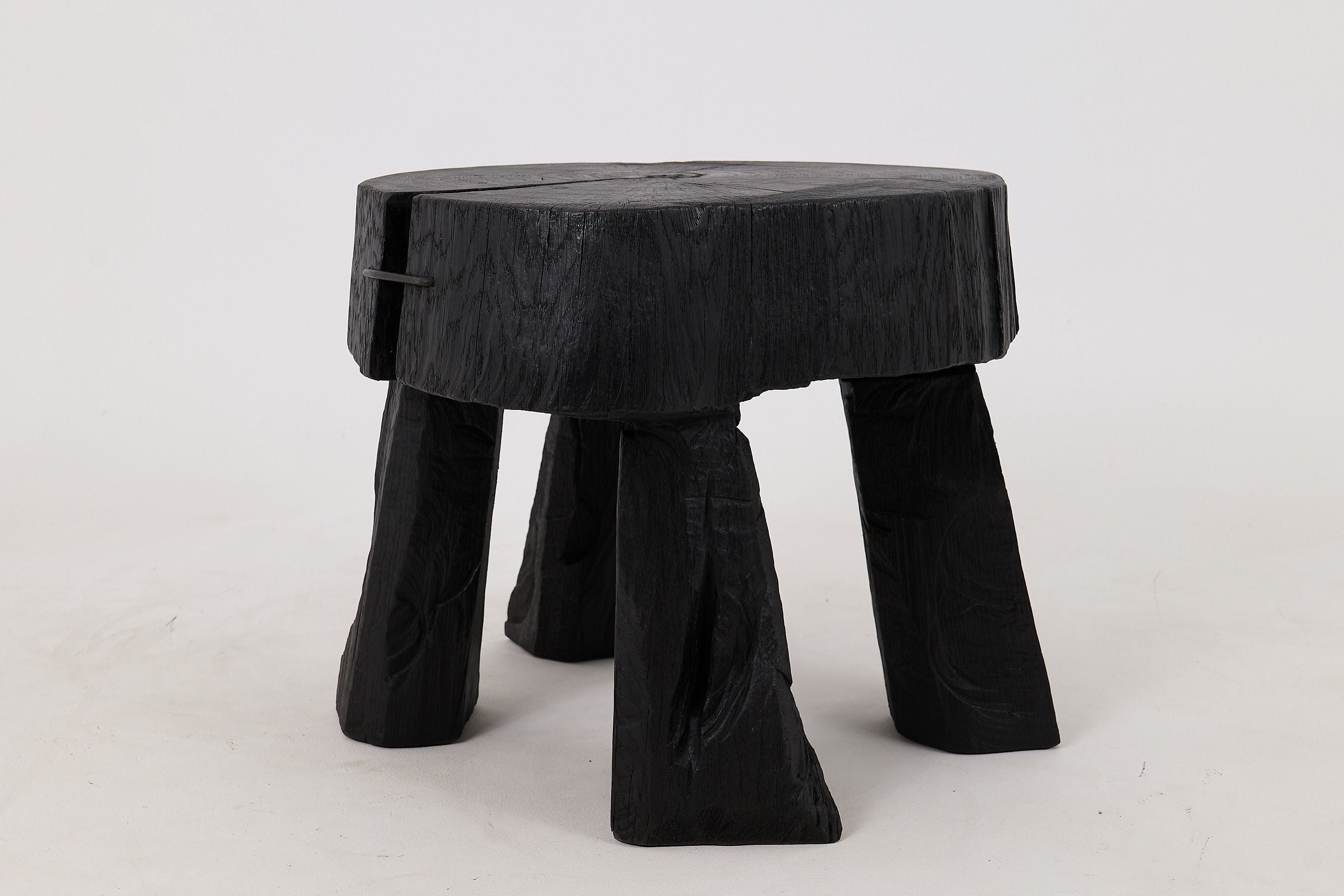 Jownik, Charred Round Coffee Table - image 5