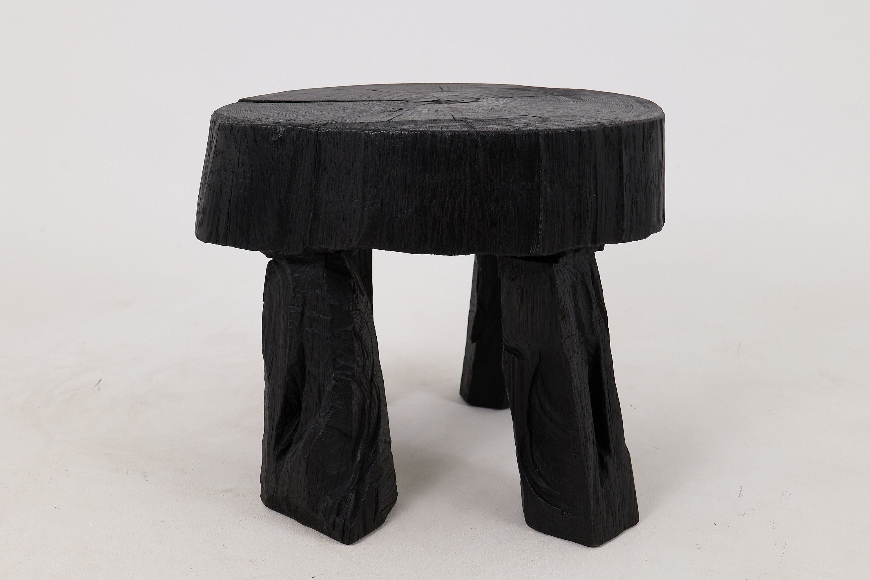 Jownik, Charred Round Coffee Table - image 7