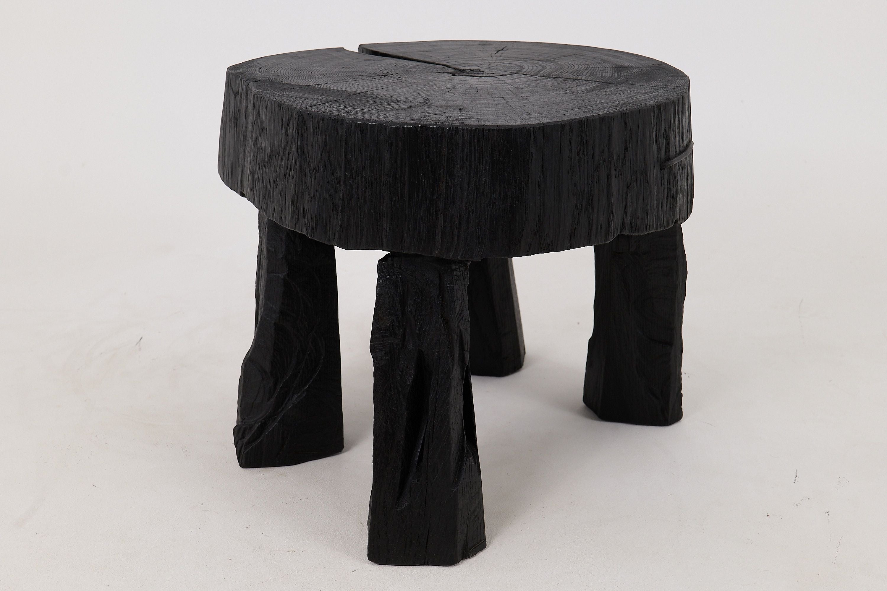 Jownik, Charred Round Coffee Table - image 9