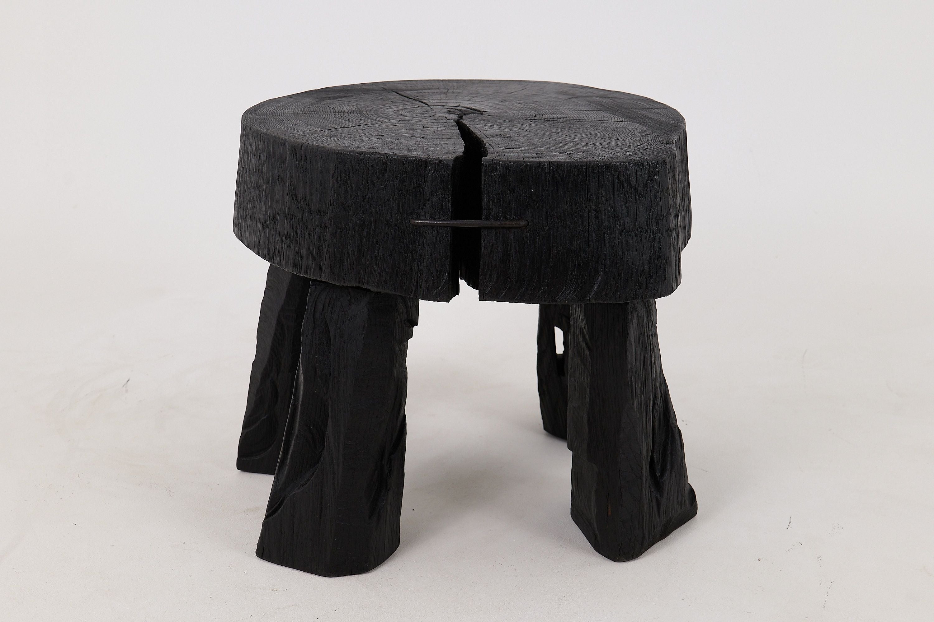 Jownik, Charred Round Coffee Table - image 2