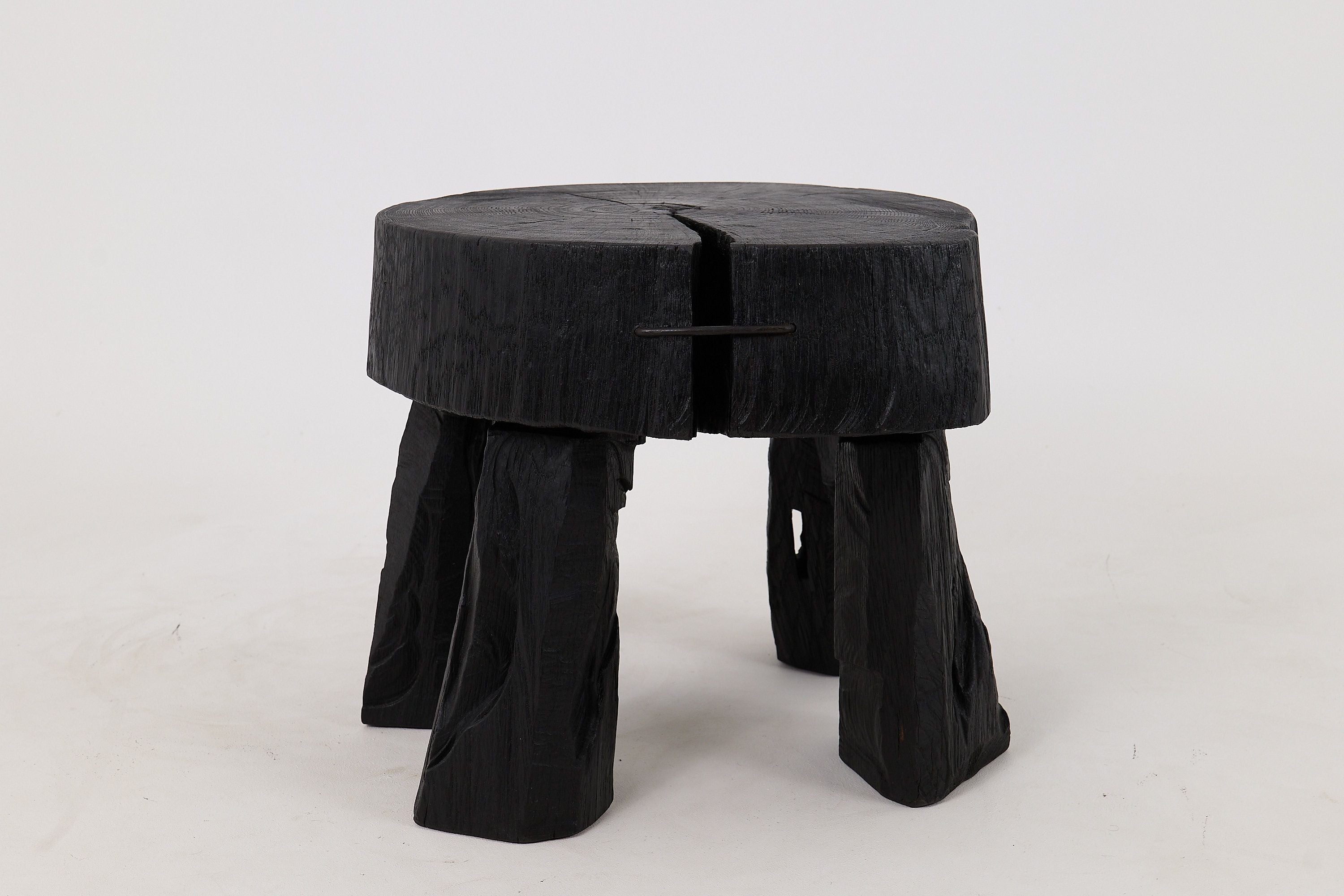 Jownik, Charred Round Coffee Table - image 3