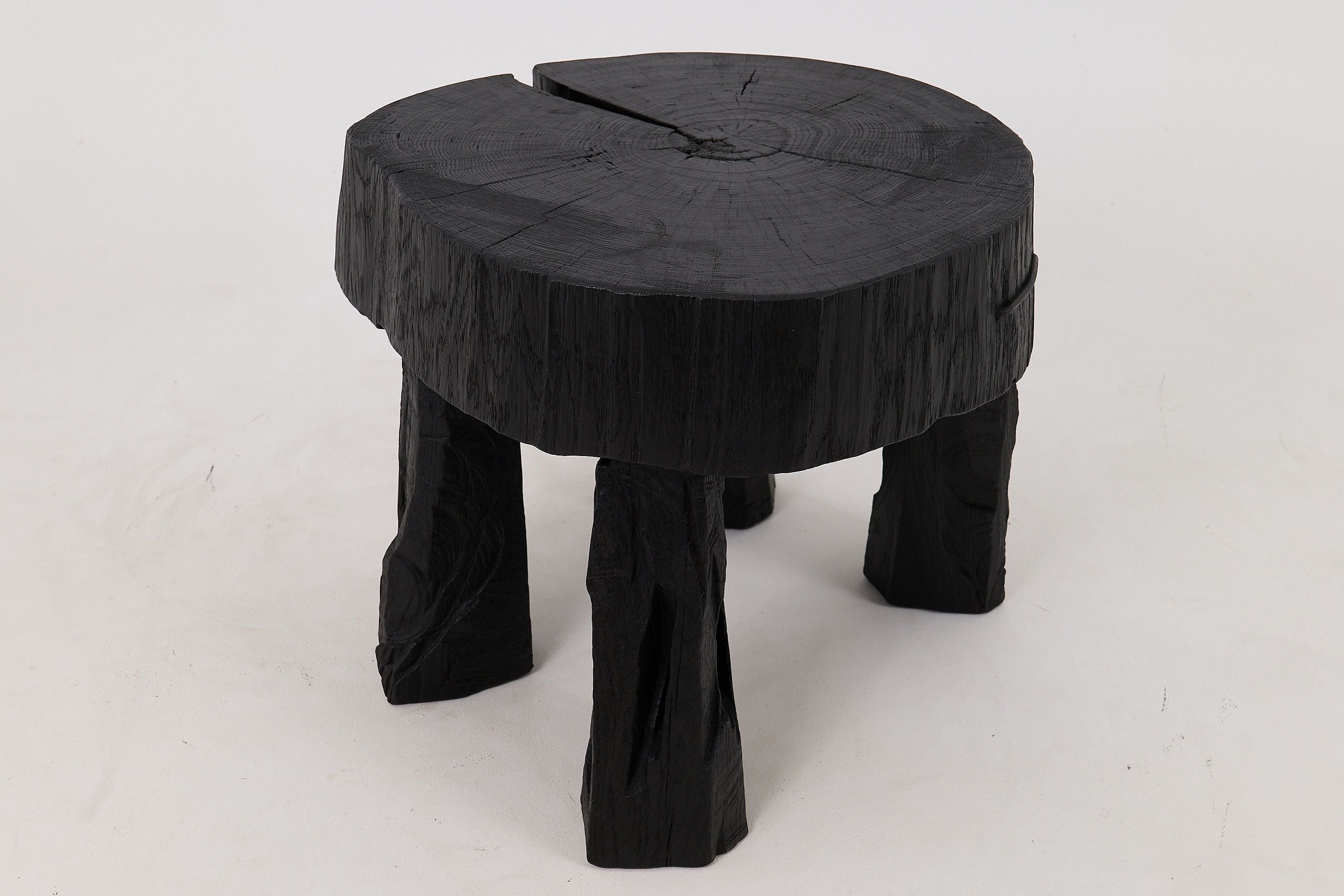 Jownik, Charred Round Coffee Table - image 8