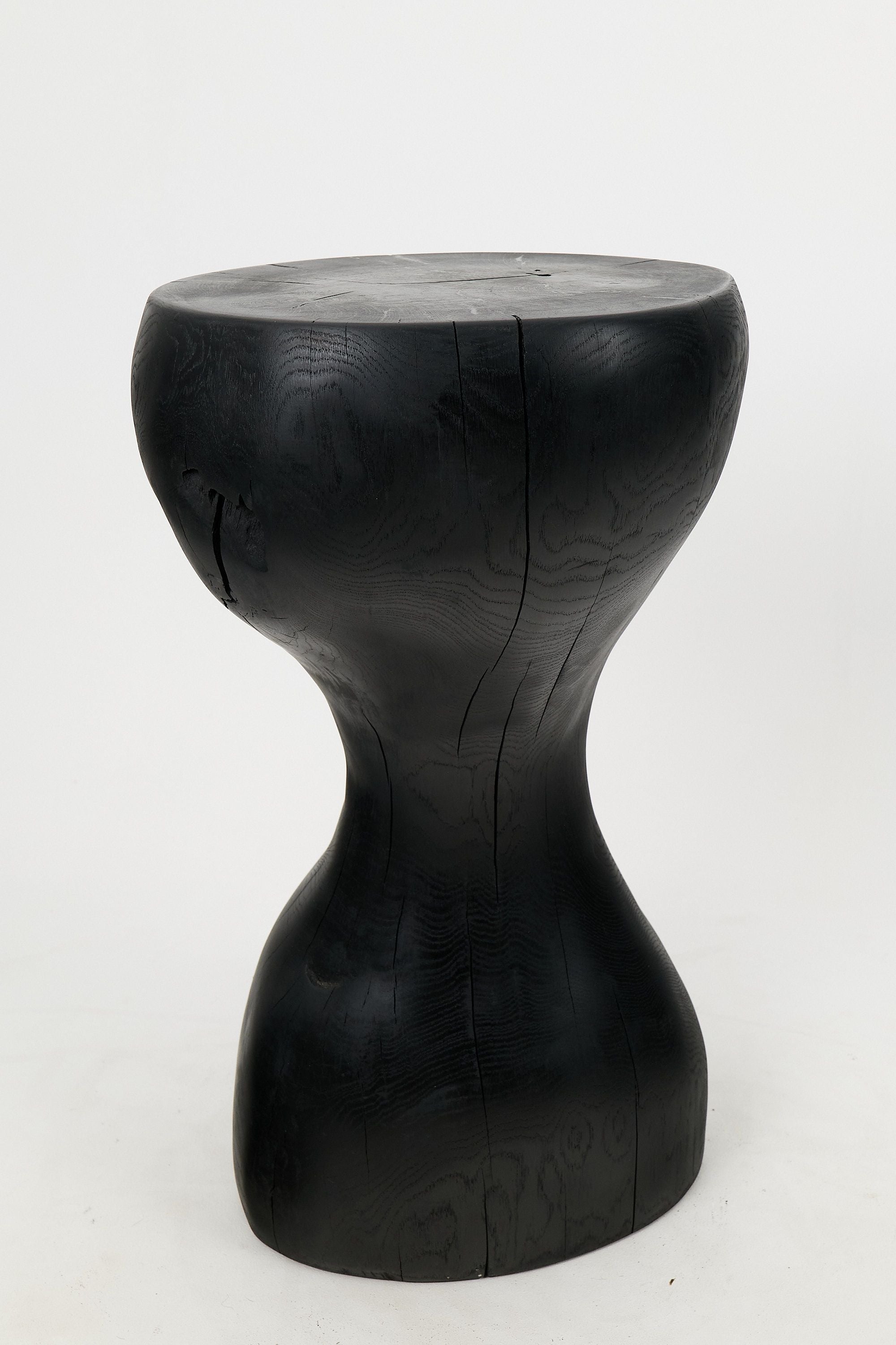 Jownik, Charred Hourglass Side Table - image 3