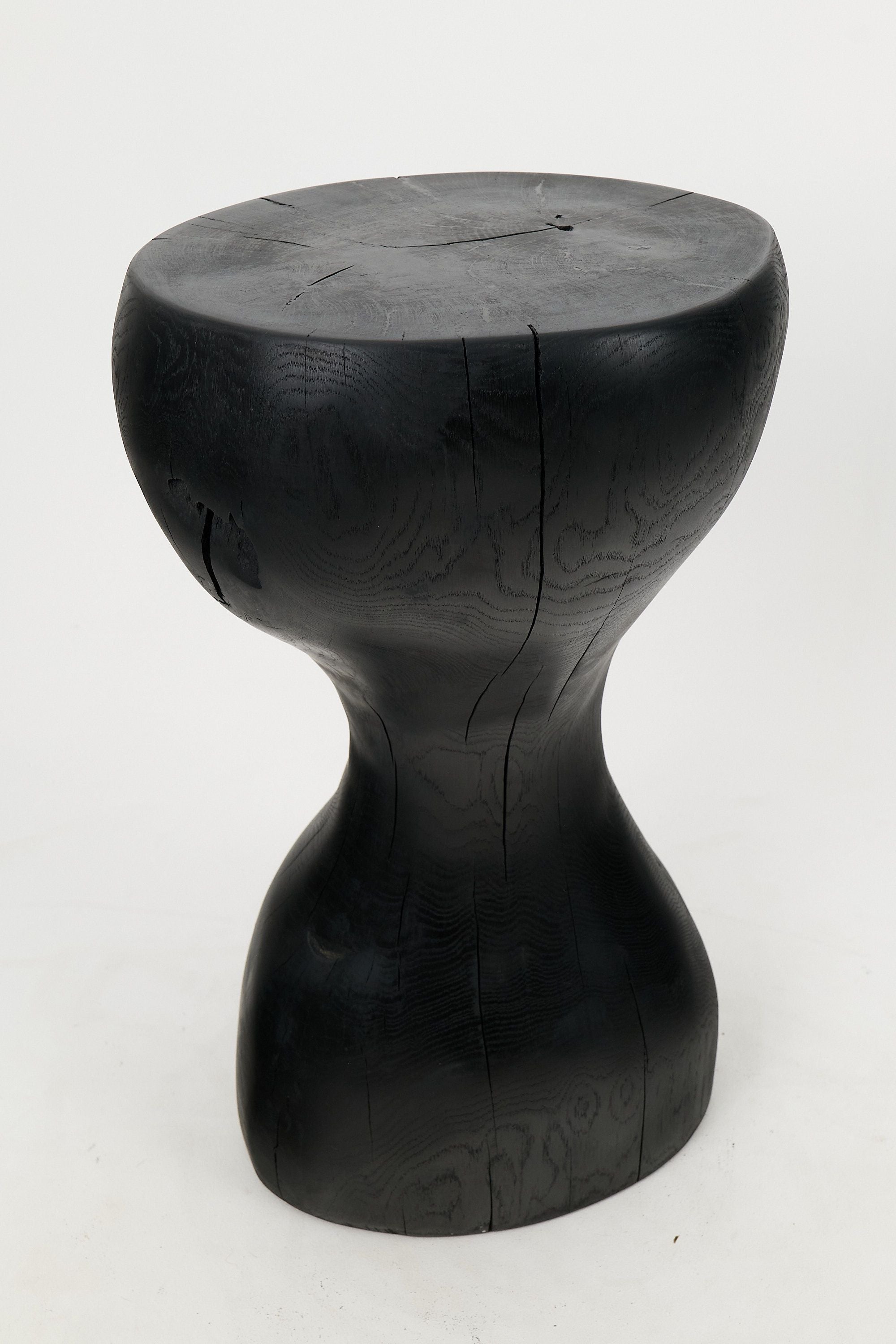 Jownik, Charred Hourglass Side Table - image 2
