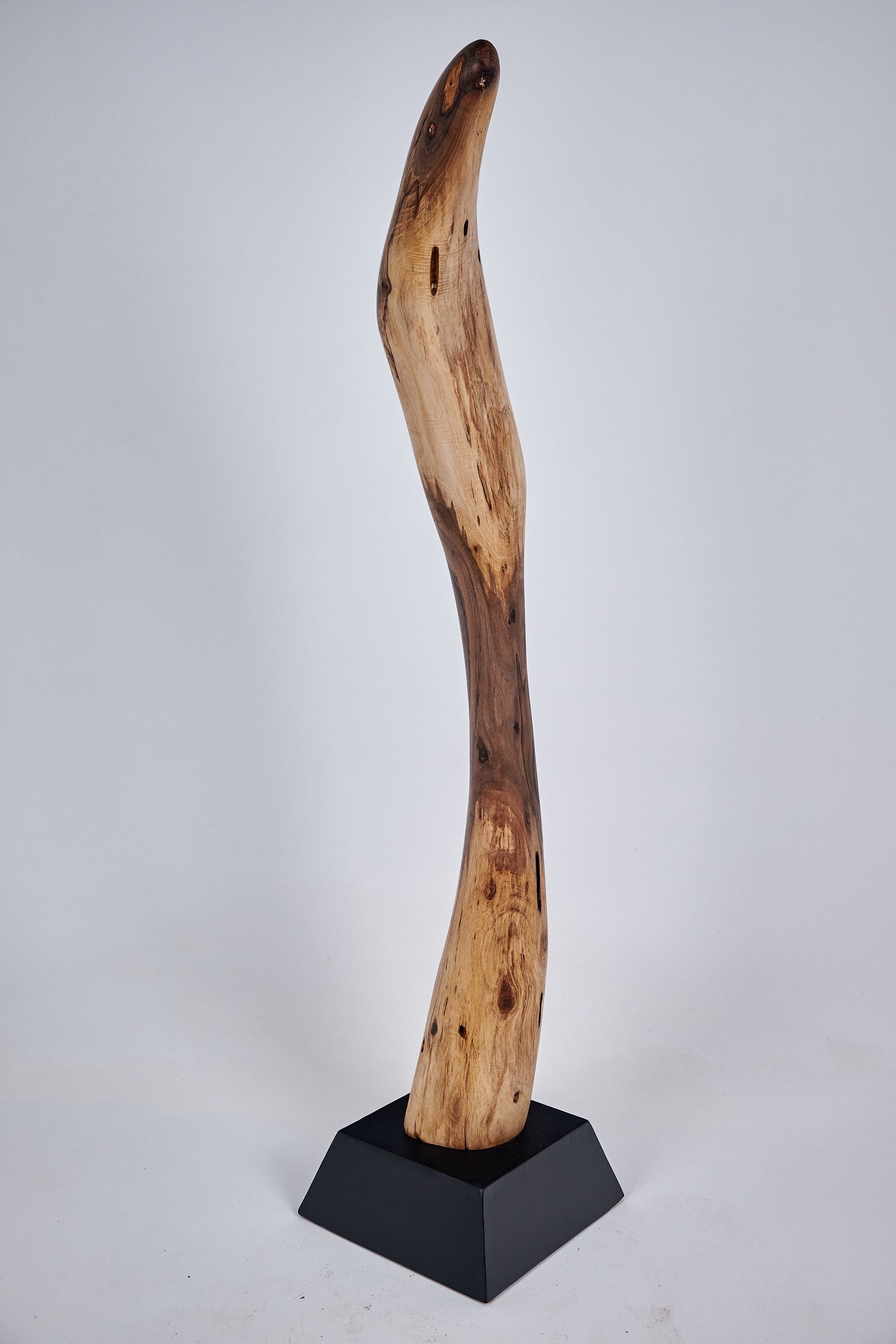 Still Stand Abstract Wood Sculpture - image 8