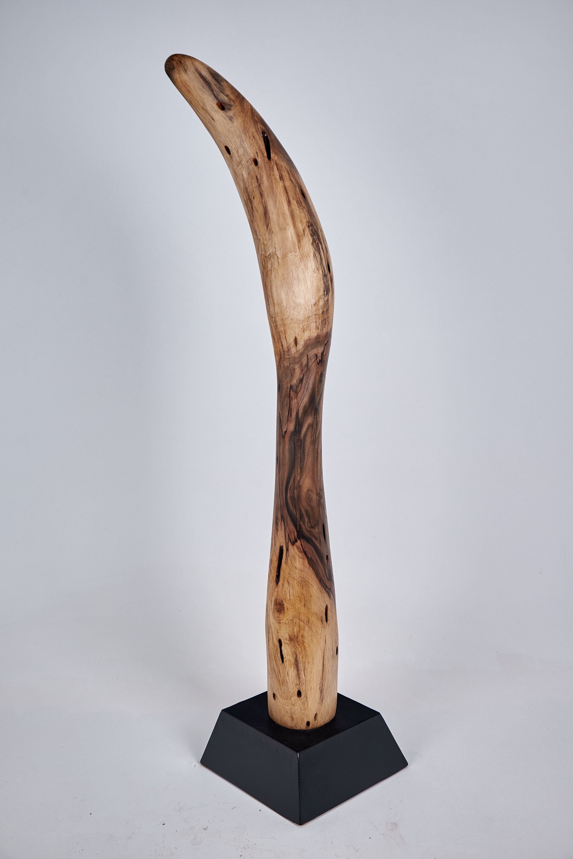 Still Stand Abstract Wood Sculpture - image 11