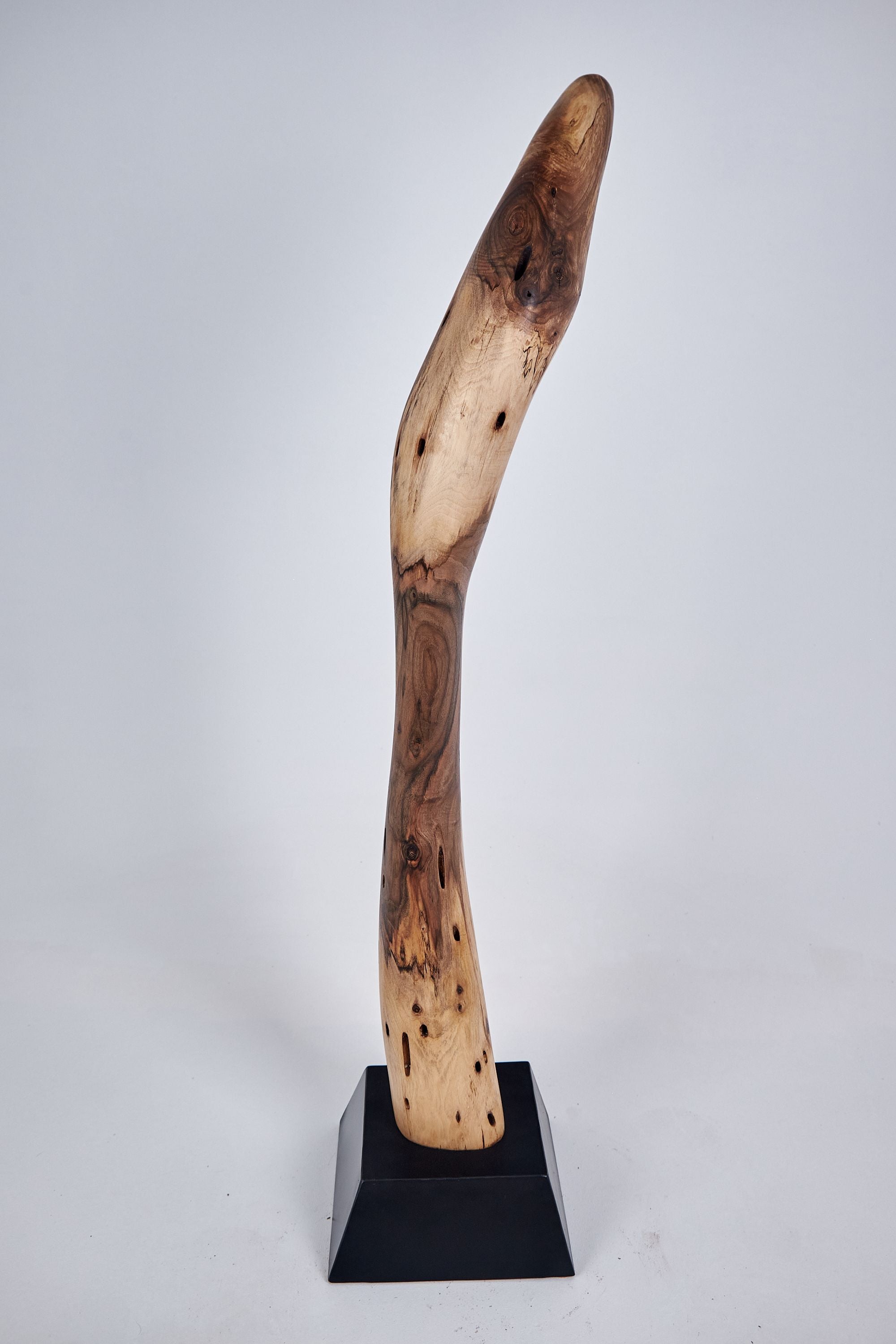 Still Stand Abstract Wood Sculpture - image 3