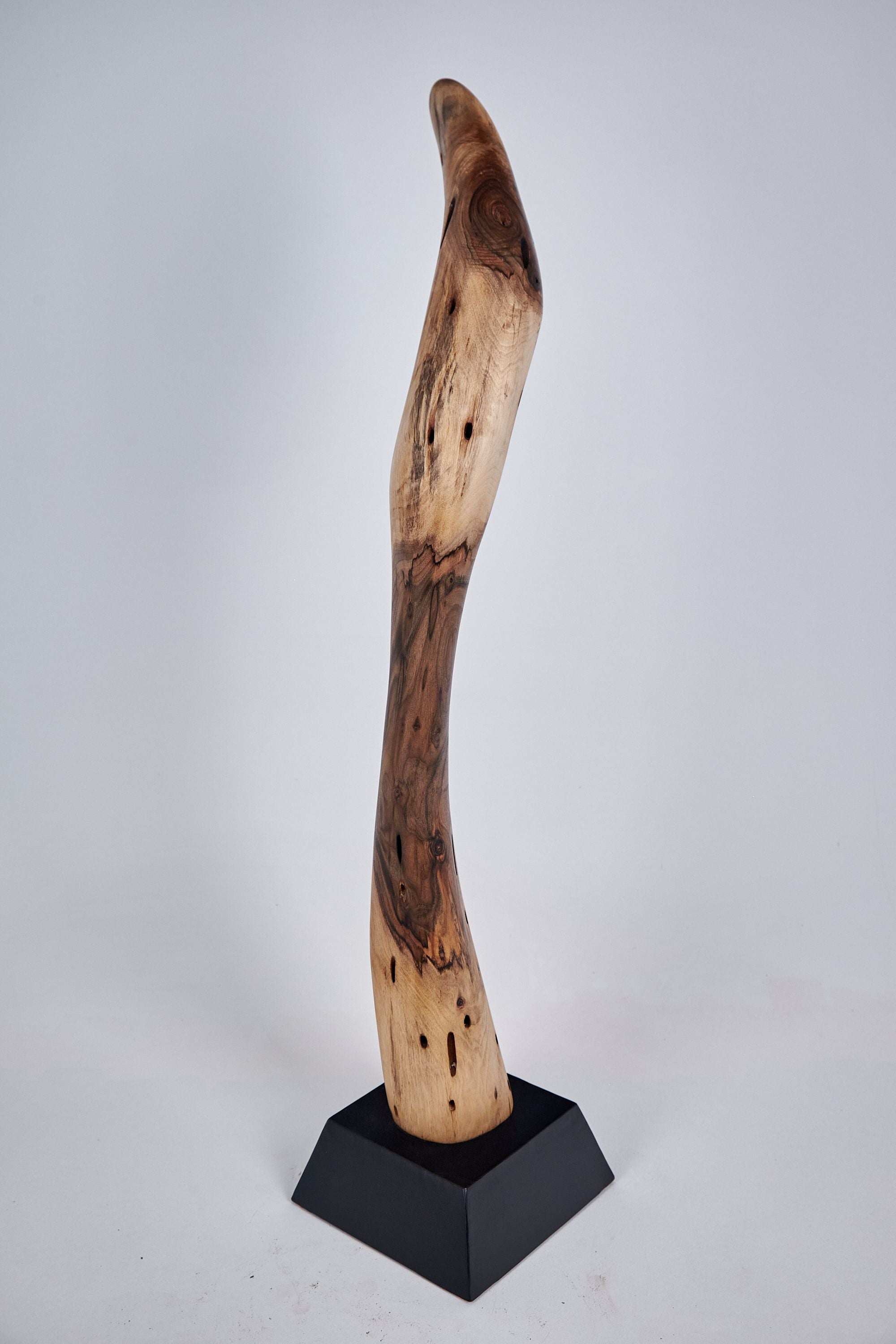 Still Stand Abstract Wood Sculpture - image 14