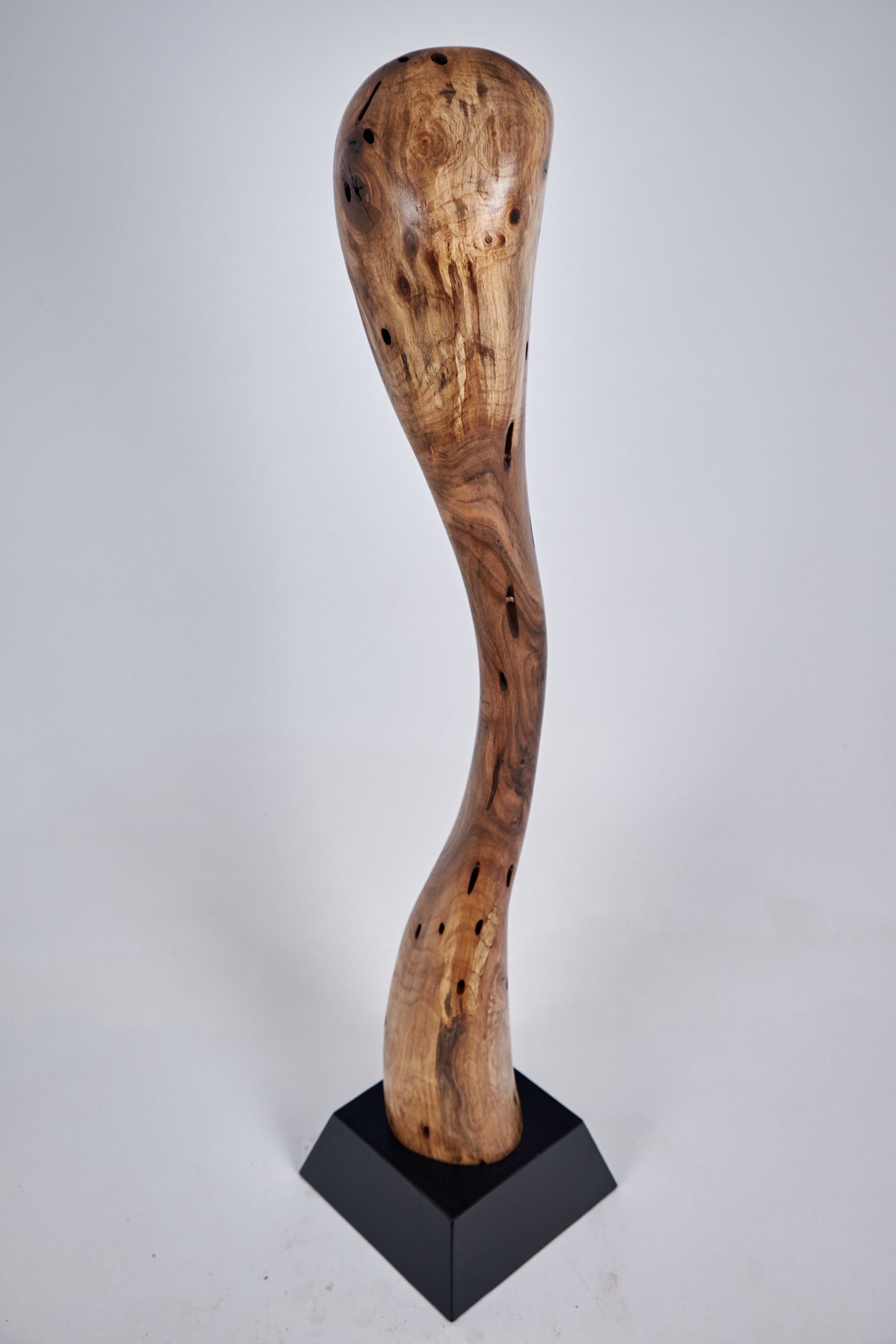 Still Stand Abstract Wood Sculpture - image 7