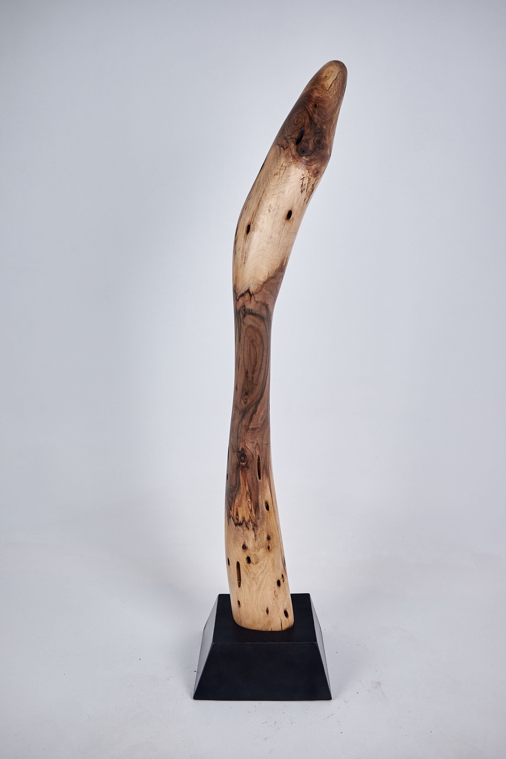 Still Stand Abstract Wood Sculpture - image 2