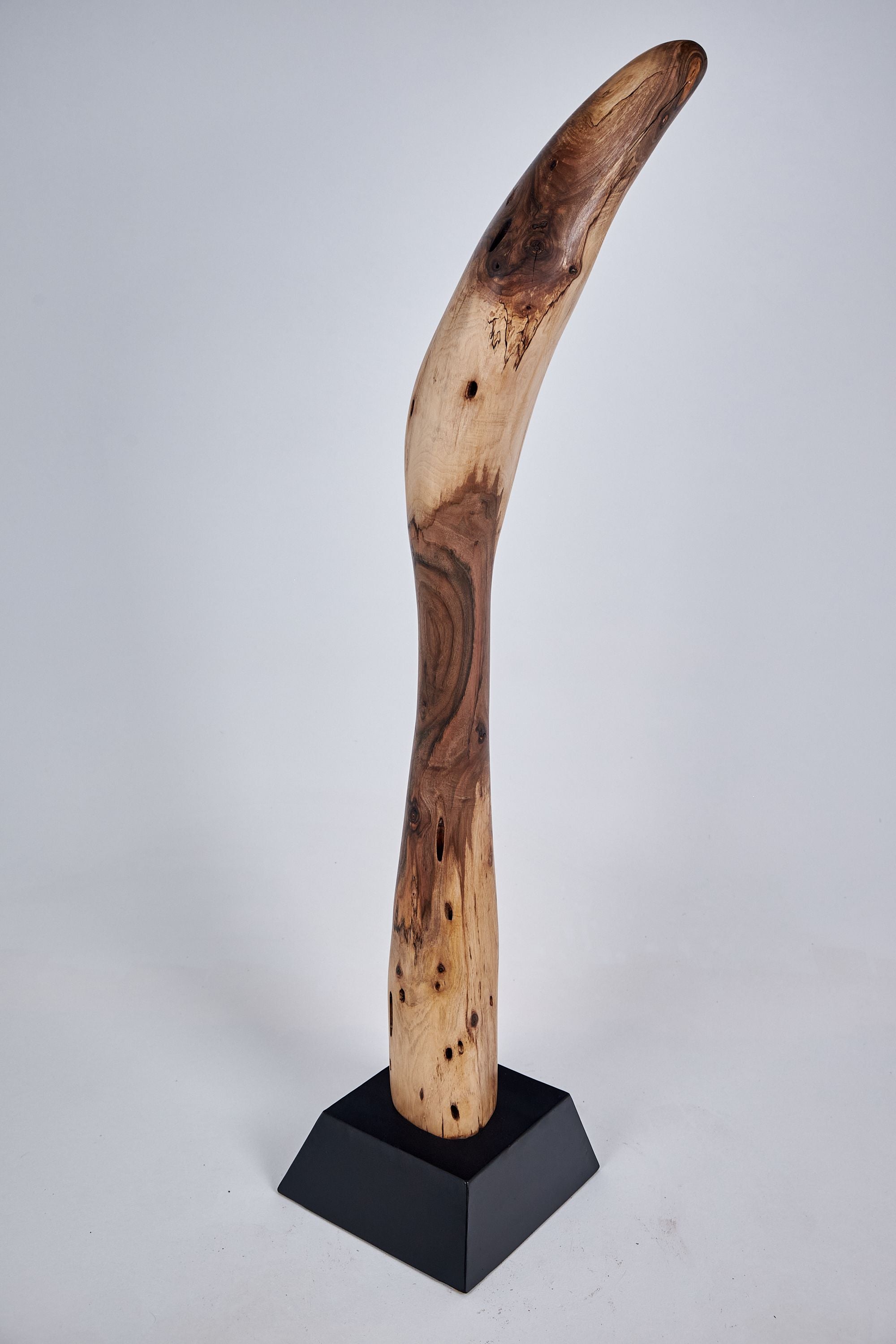 Still Stand Abstract Wood Sculpture - image 5