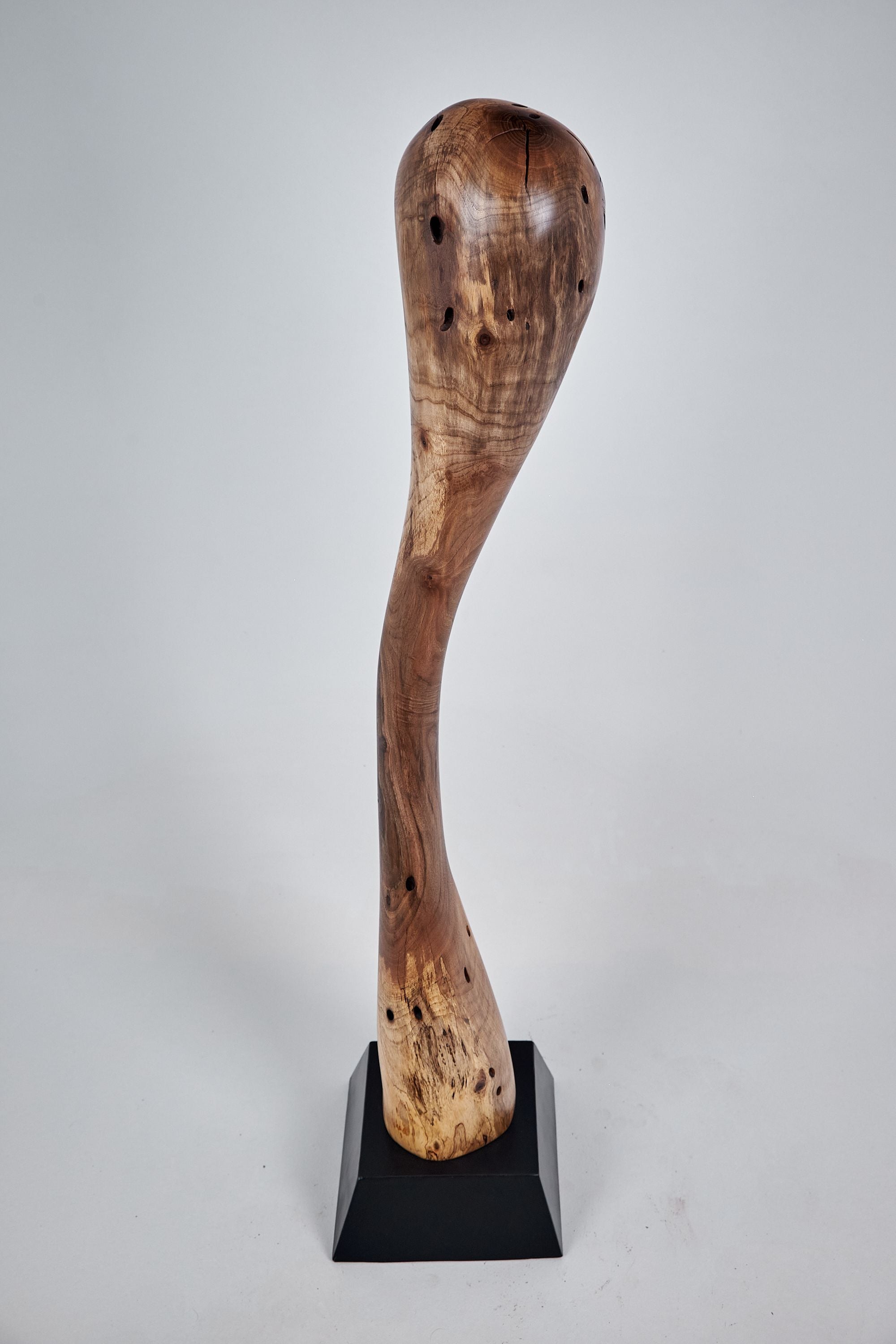 Still Stand Abstract Wood Sculpture