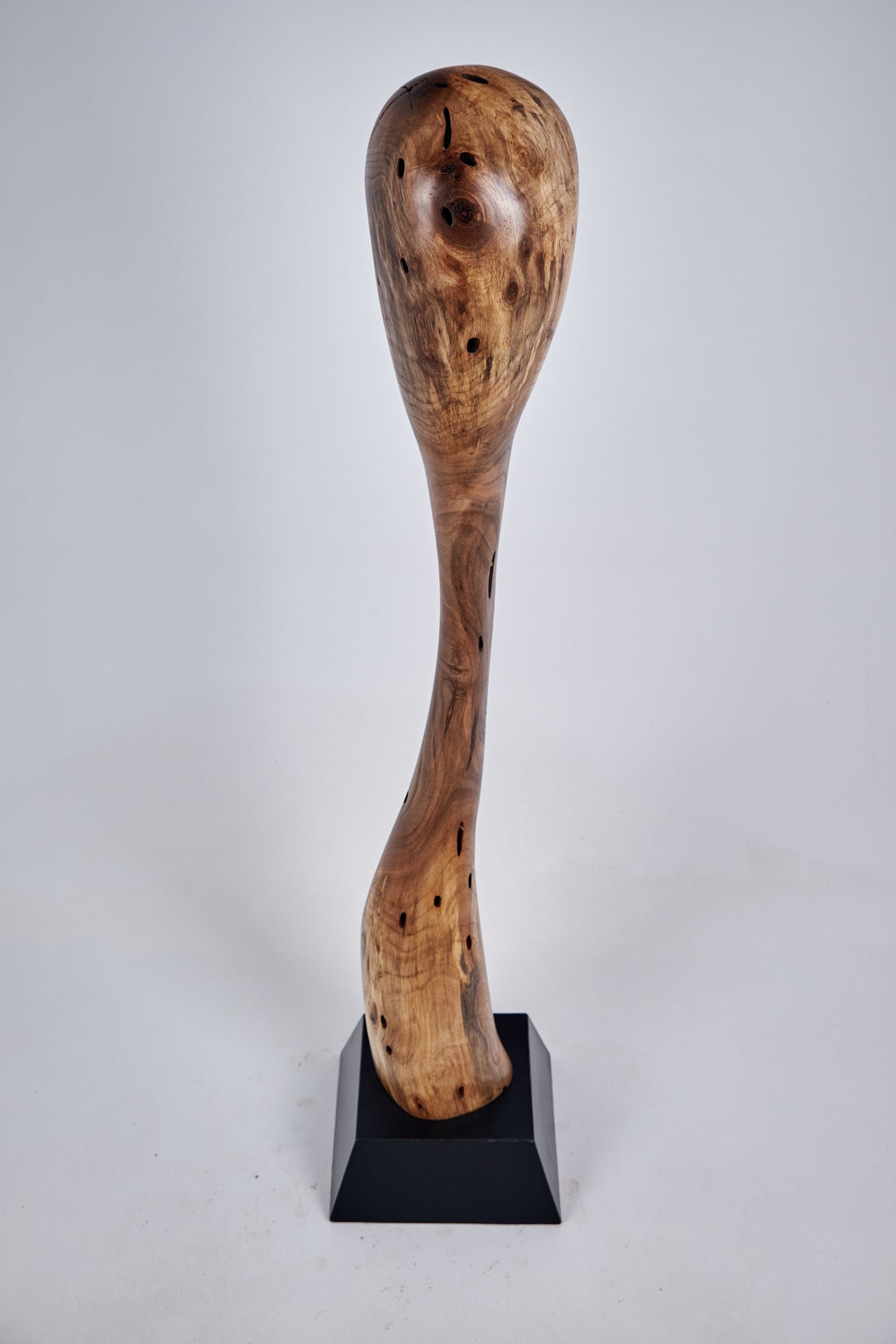 Still Stand Abstract Wood Sculpture - image 6
