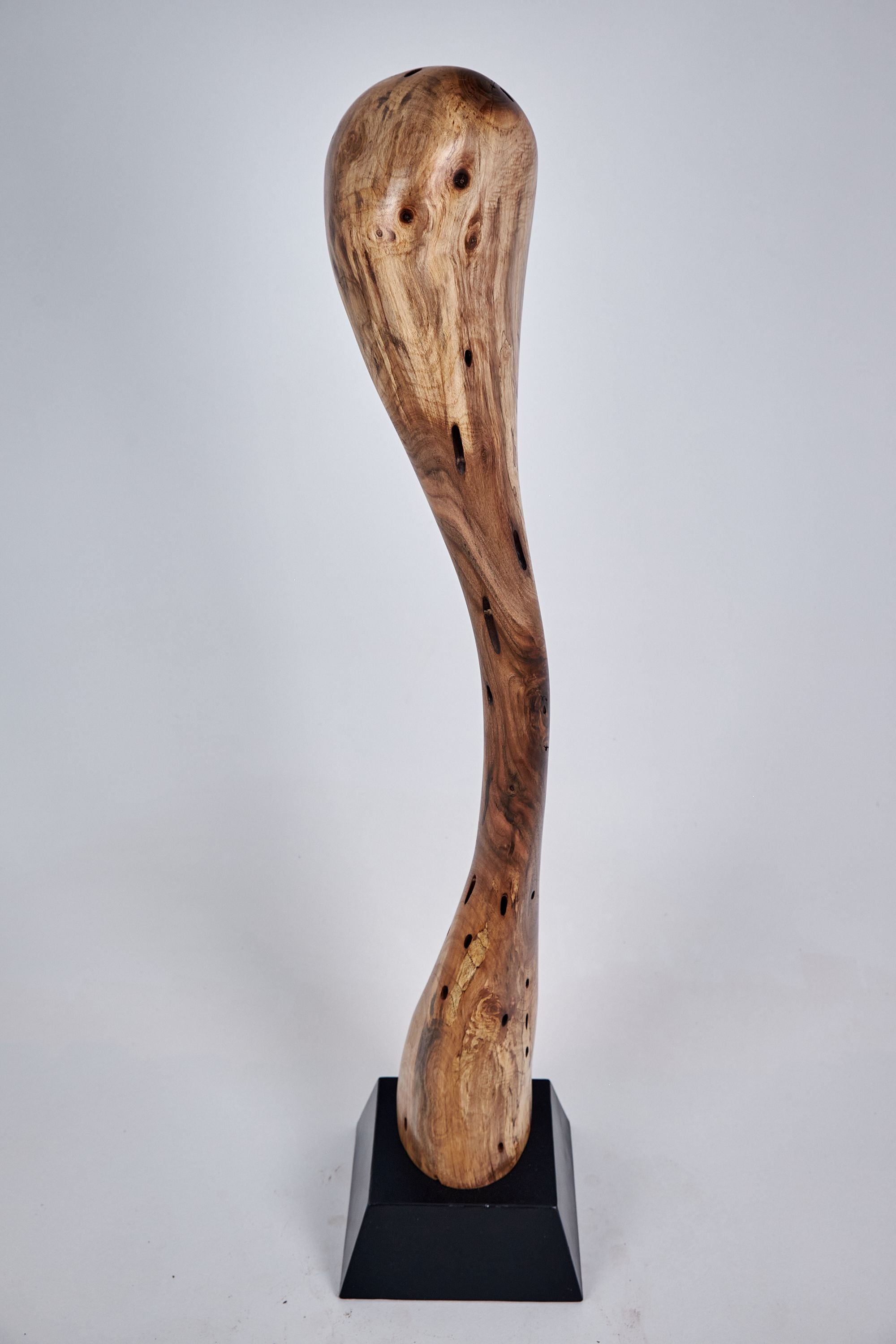Still Stand Abstract Wood Sculpture - image 9
