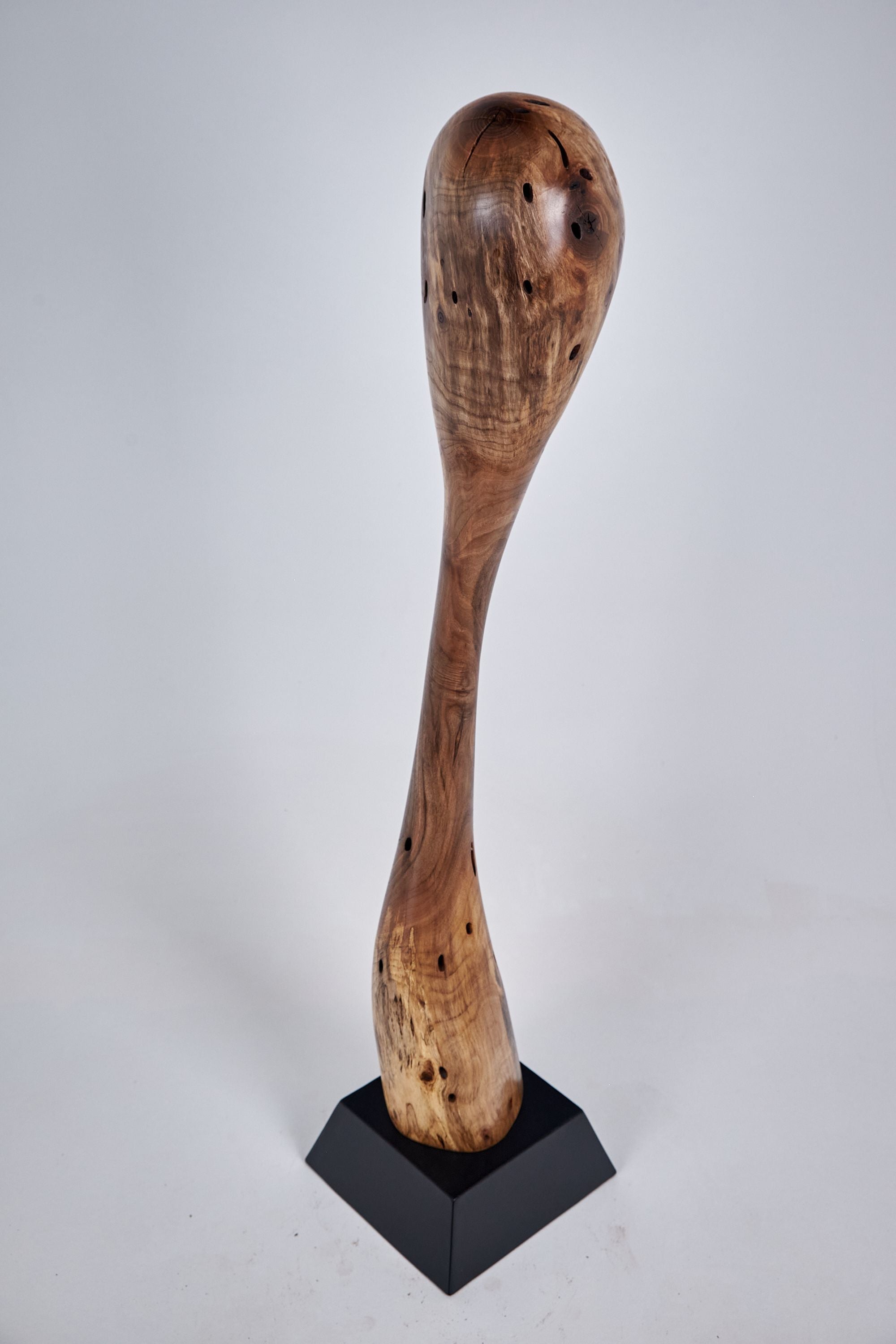 Still Stand Abstract Wood Sculpture - image 3
