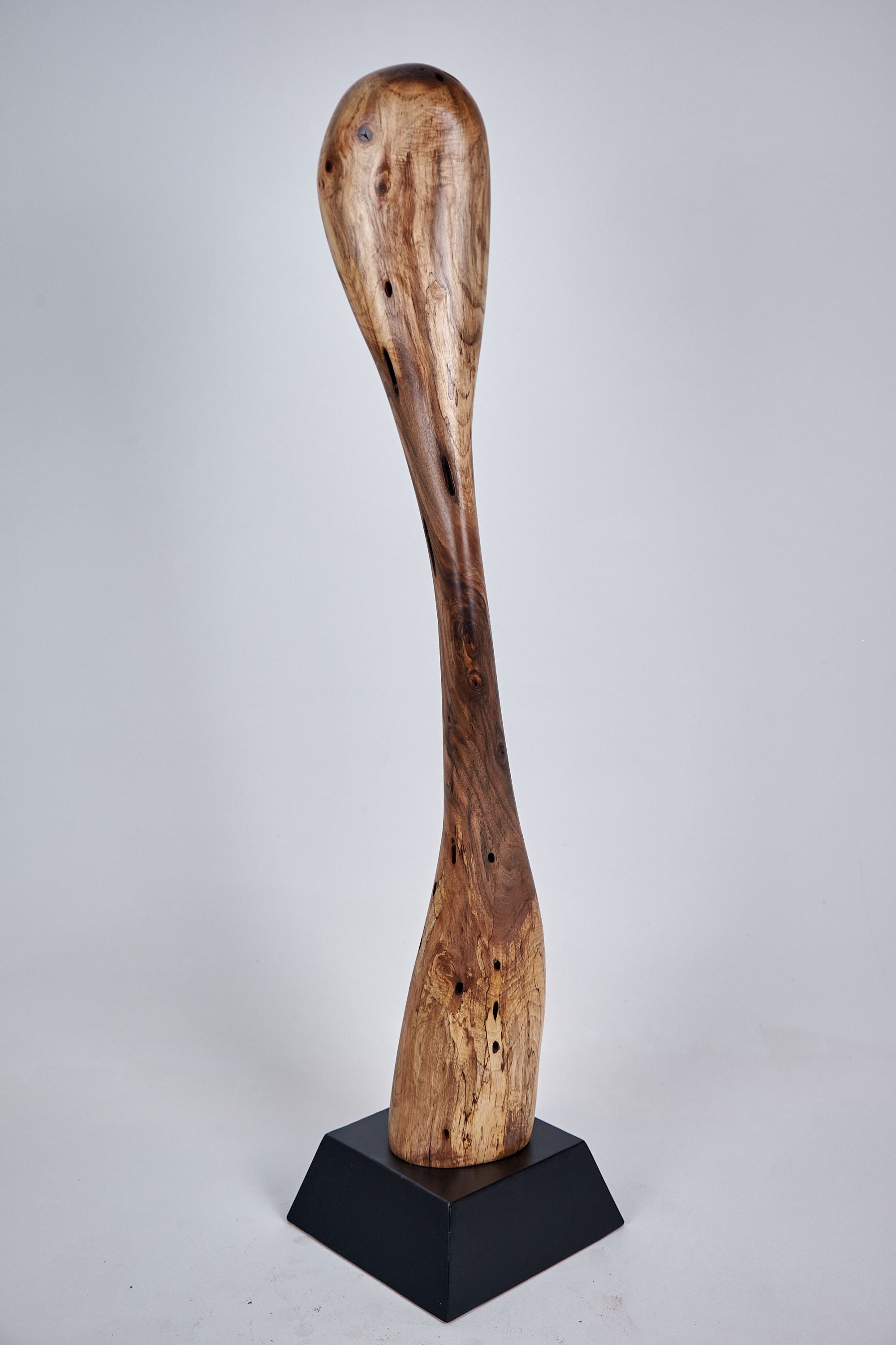 Still Stand Abstract Wood Sculpture - image 11
