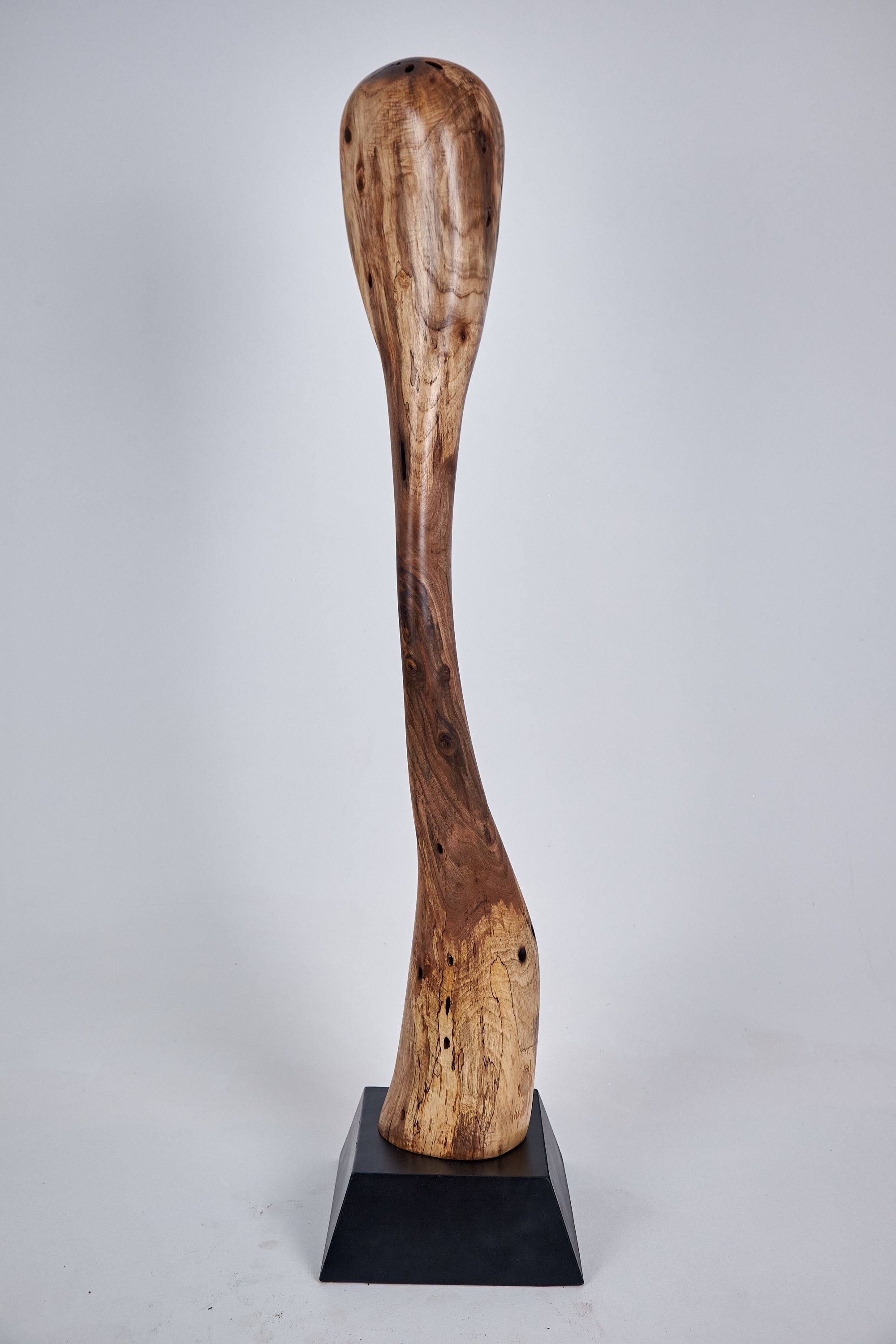 Still Stand Abstract Wood Sculpture - image 14