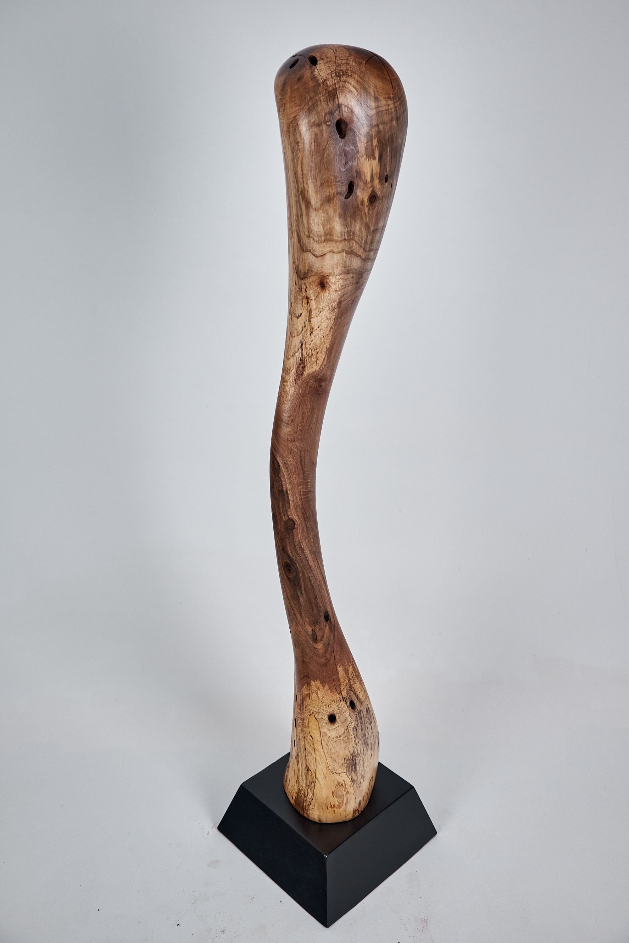 Still Stand Abstract Wood Sculpture - image 15
