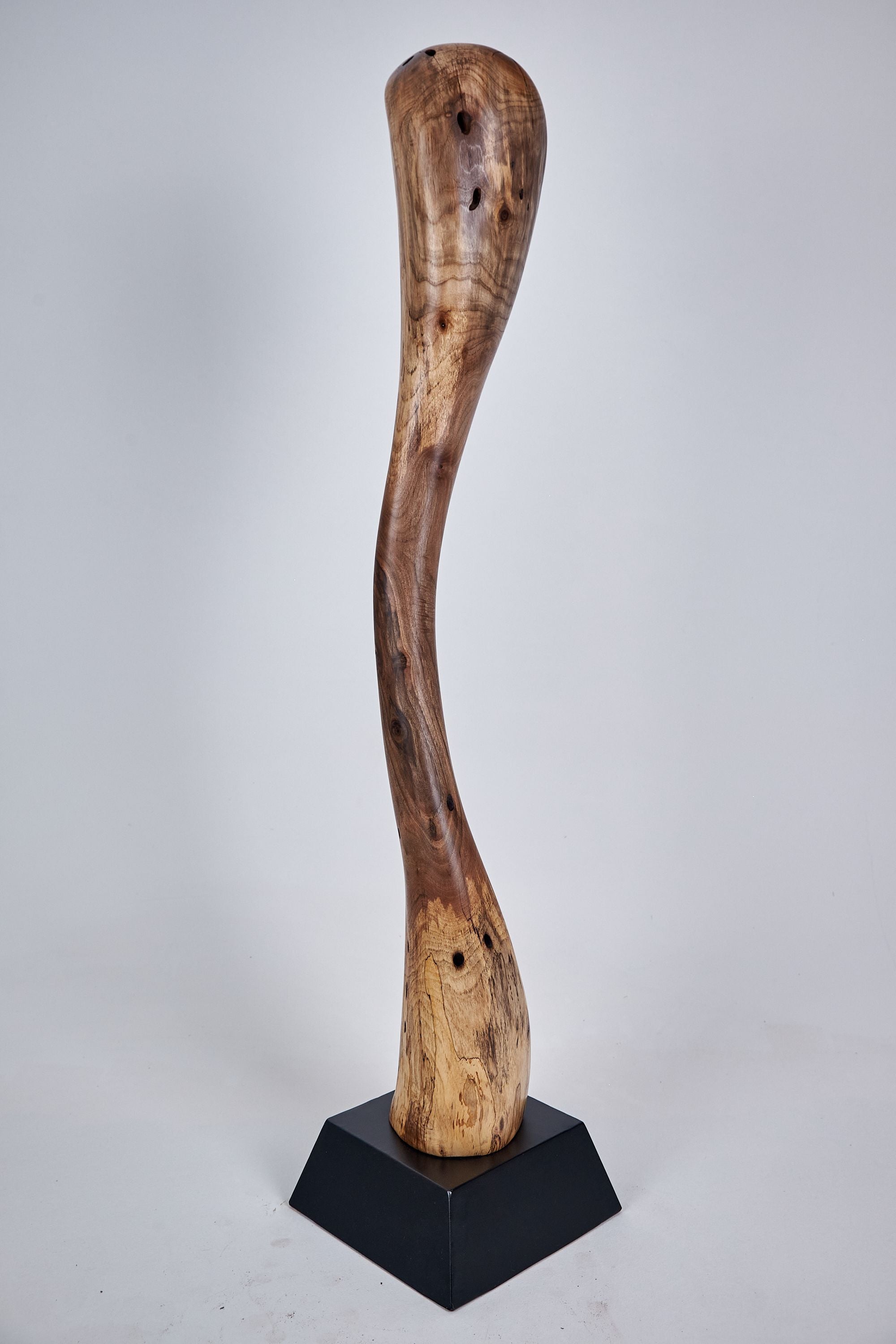 Still Stand Abstract Wood Sculpture - image 16