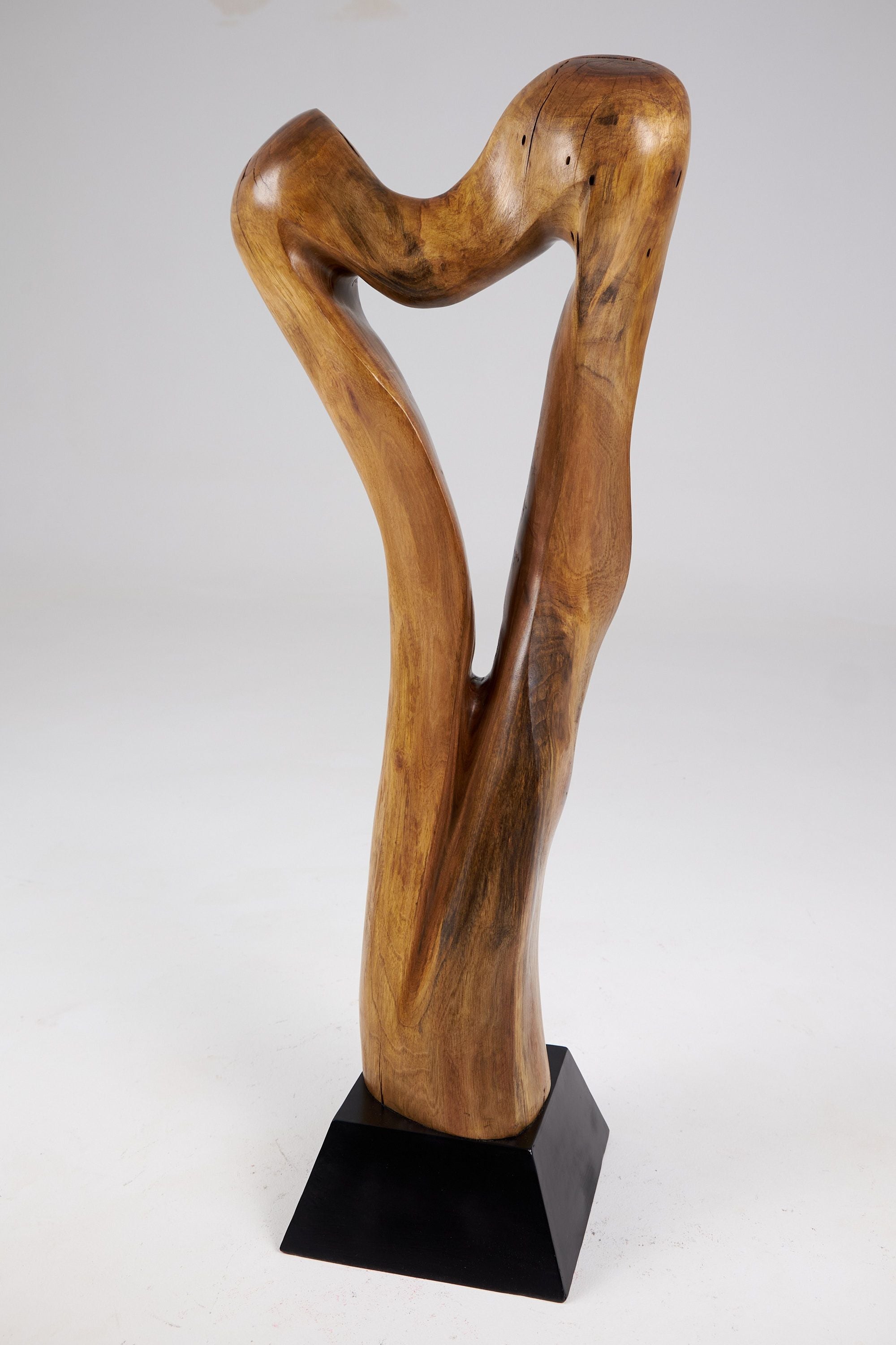 Still Stand Abstract Wood Sculpture - image 3