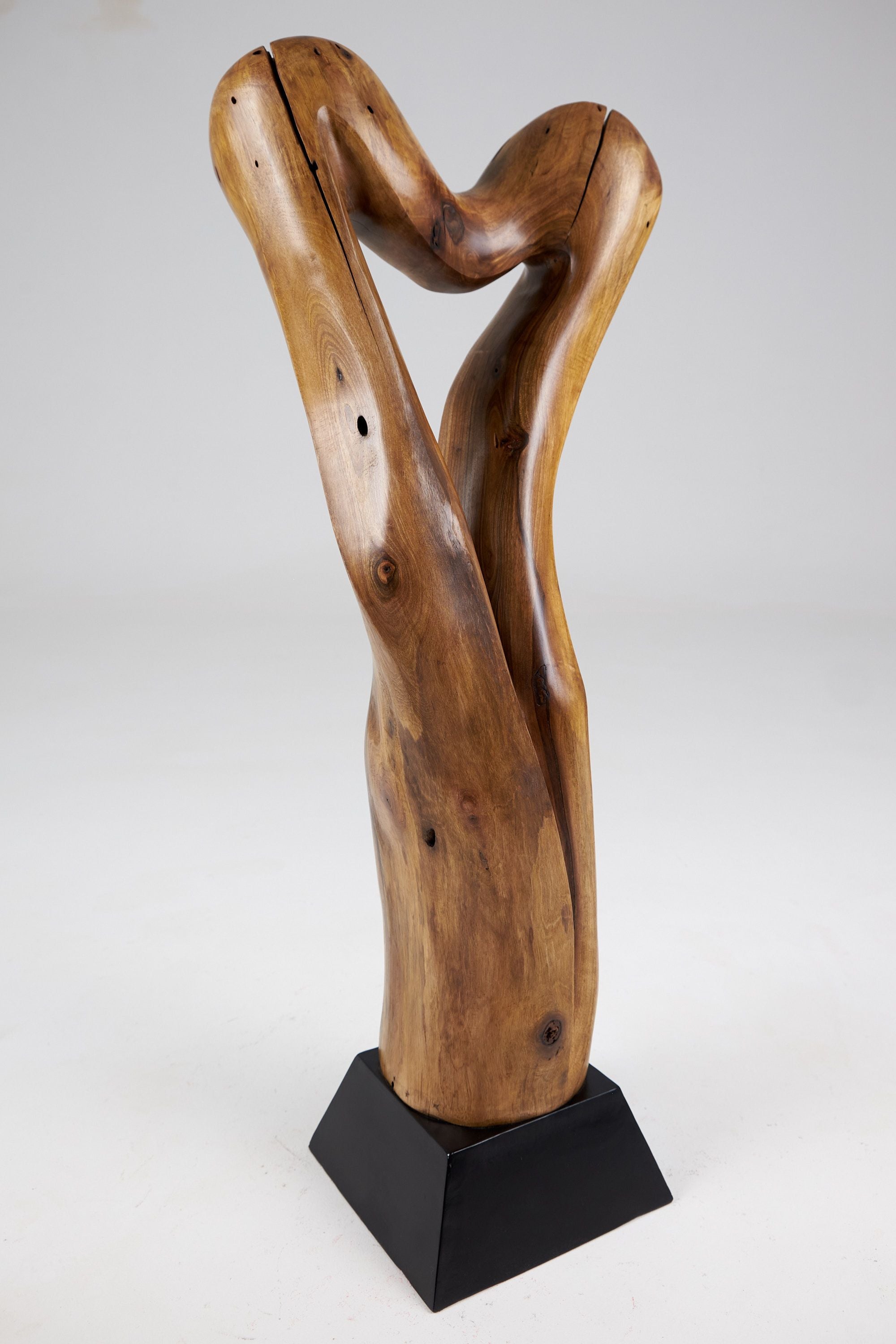 Still Stand Abstract Wood Sculpture - image 10