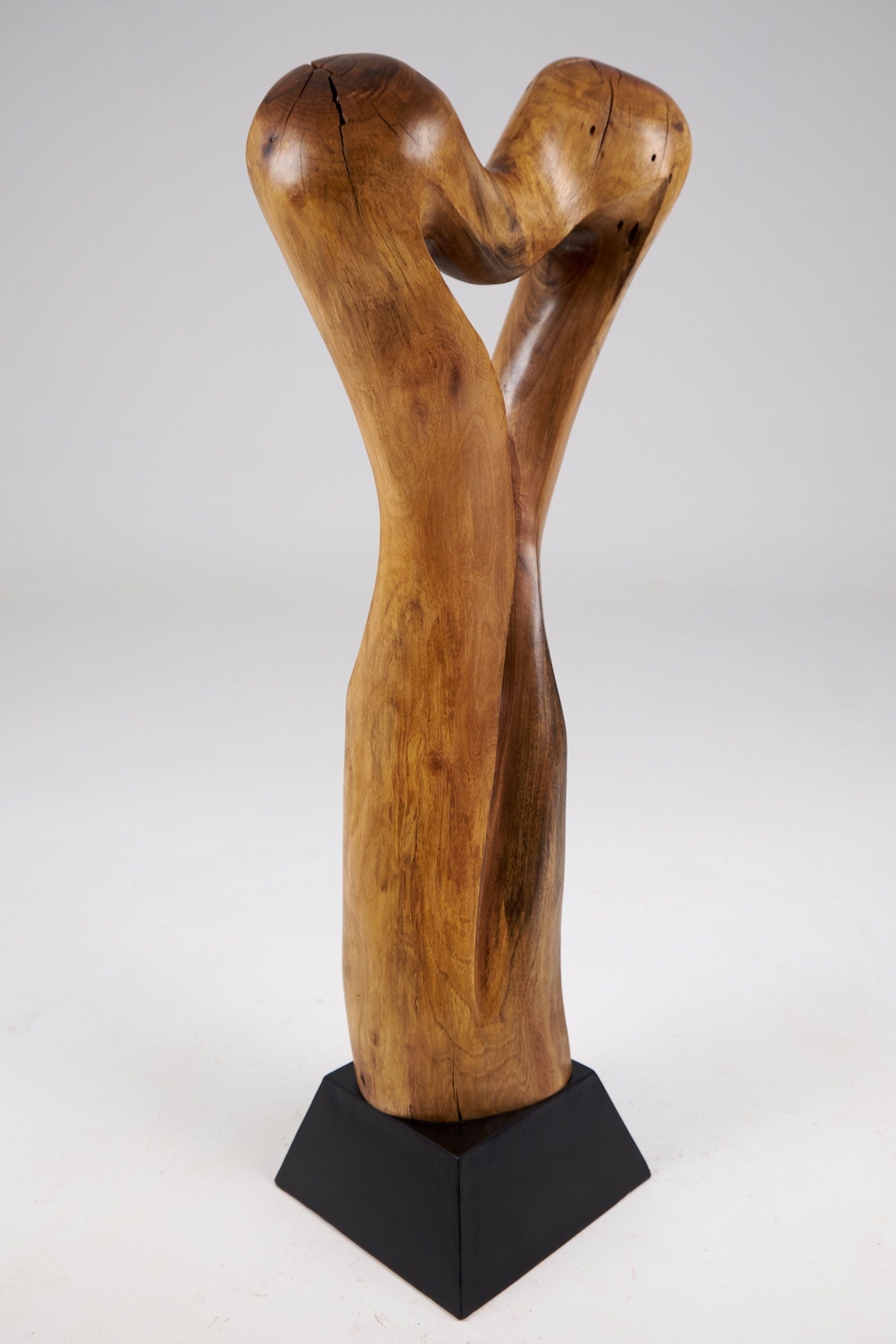 Still Stand Abstract Wood Sculpture - image 15