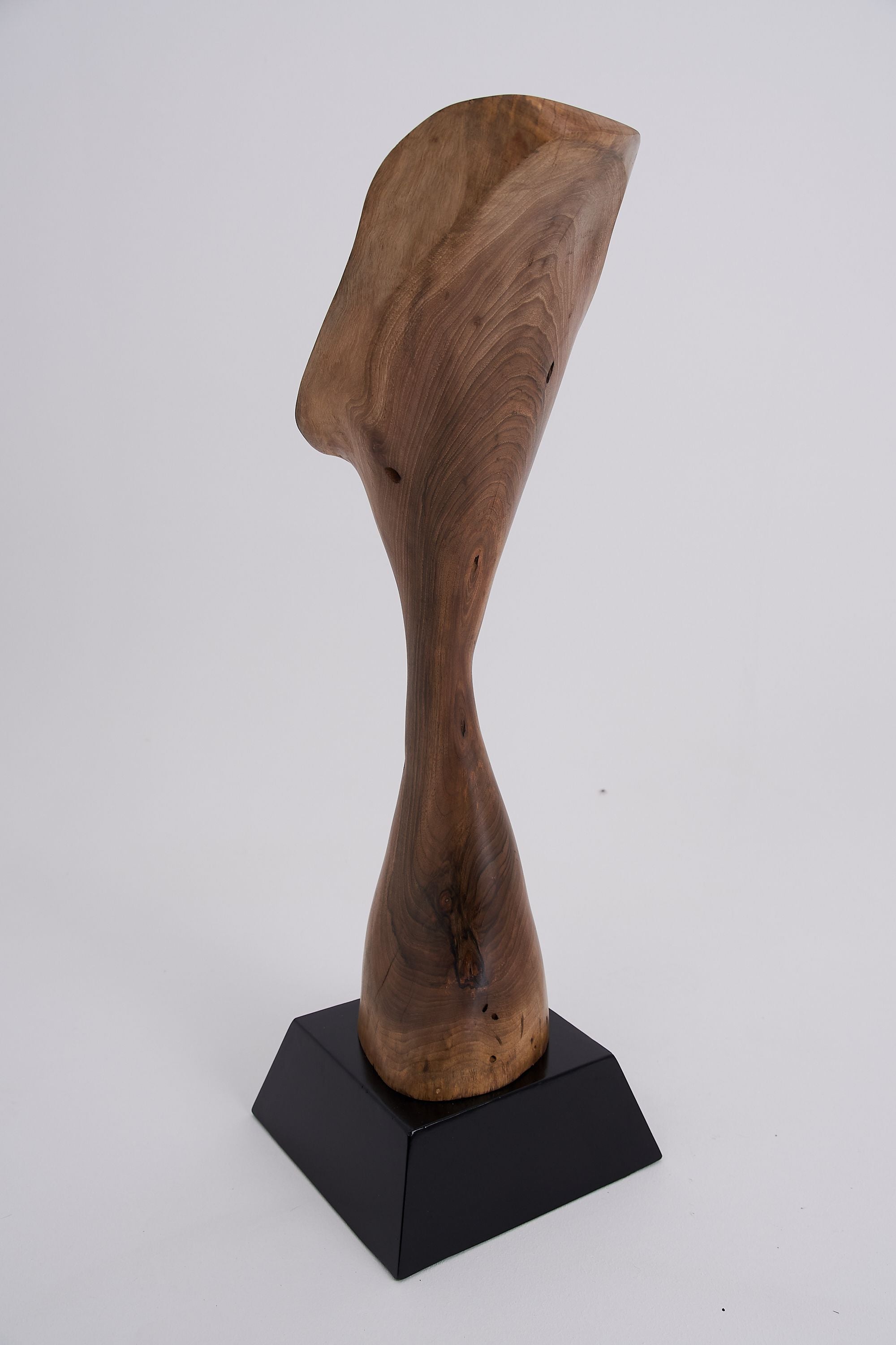Still Stand Abstract Wood Sculpture - image 7