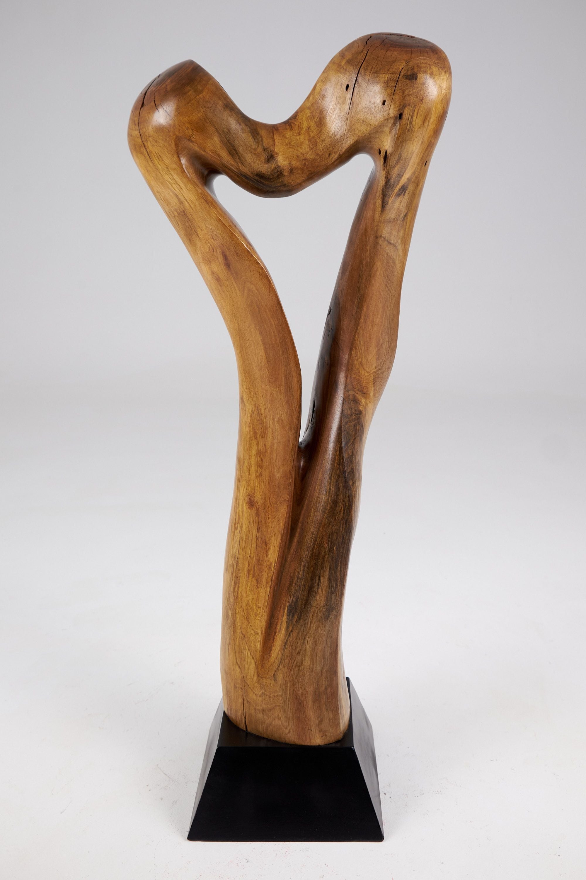 Still Stand Abstract Wood Sculpture - image 2