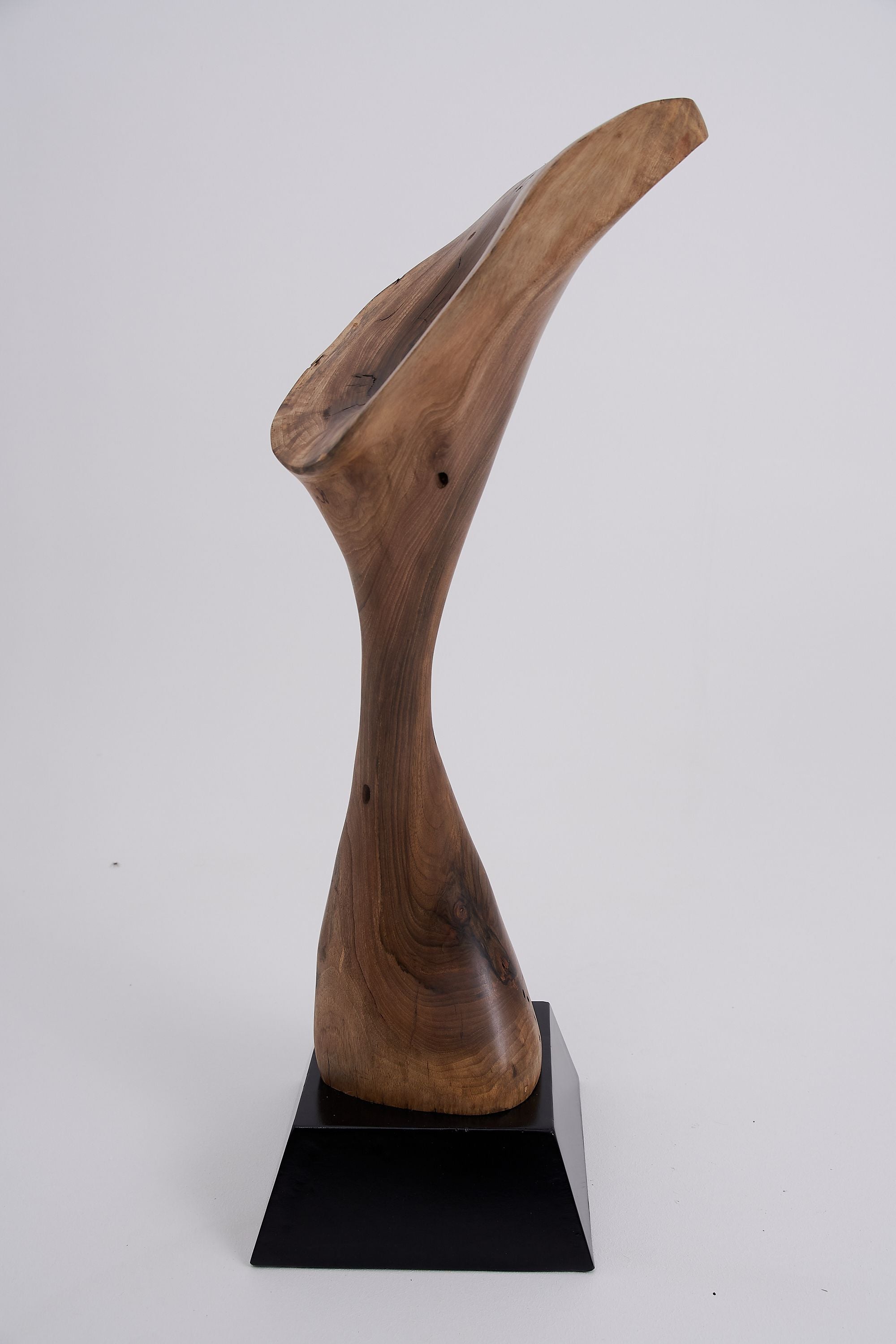 Still Stand Abstract Wood Sculpture - image 5