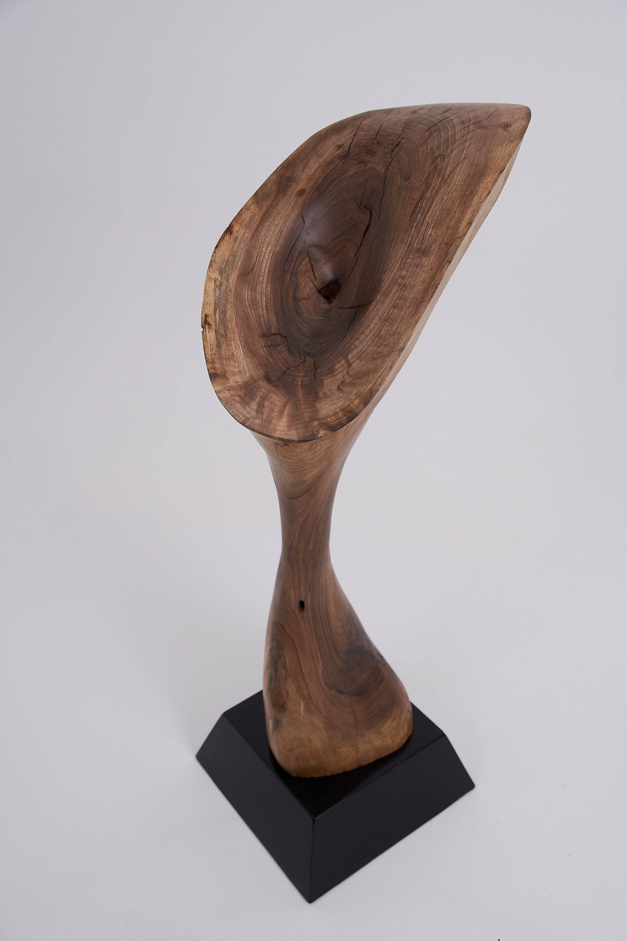 Still Stand Abstract Wood Sculpture - image 4