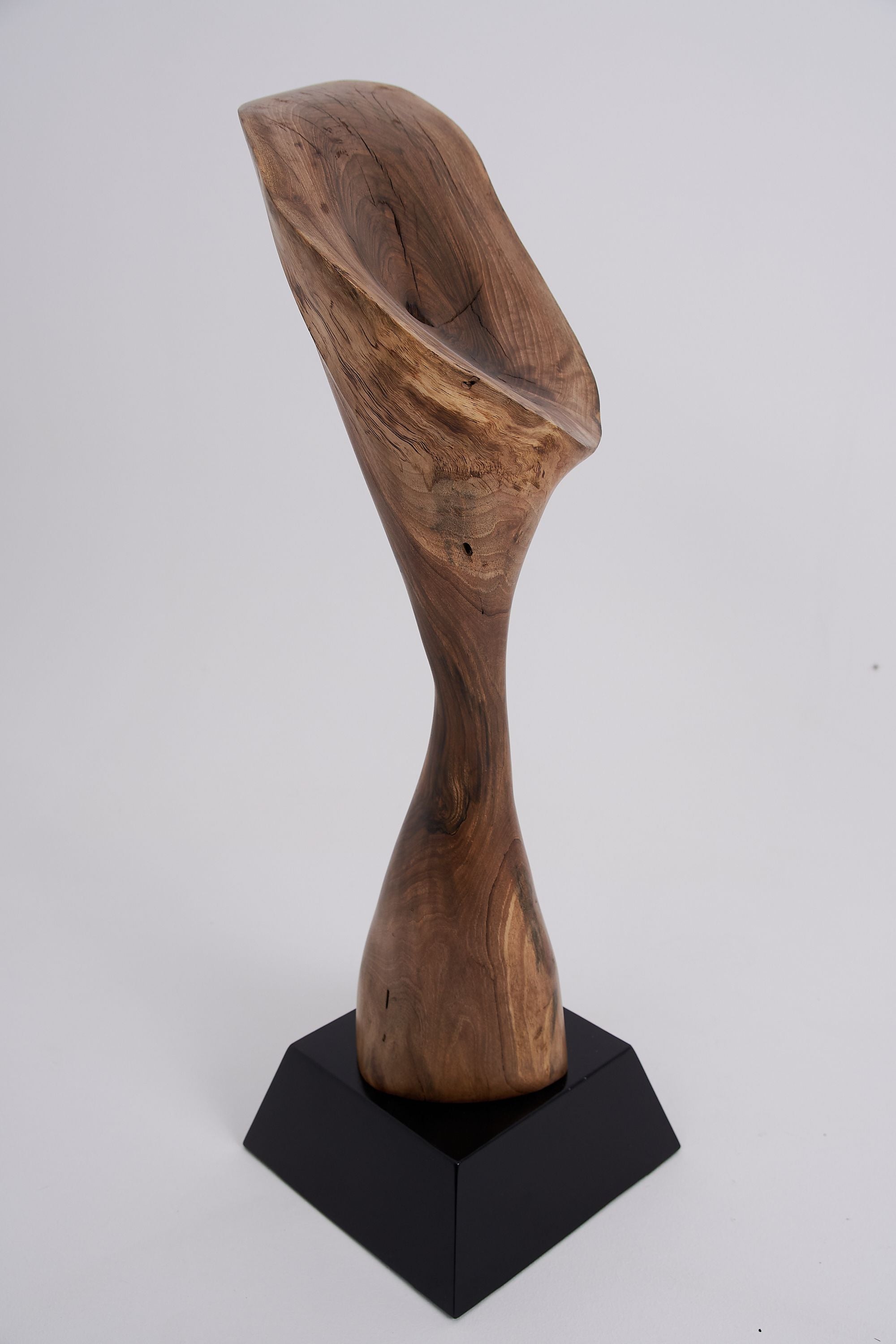 Still Stand Abstract Wood Sculpture - image 9