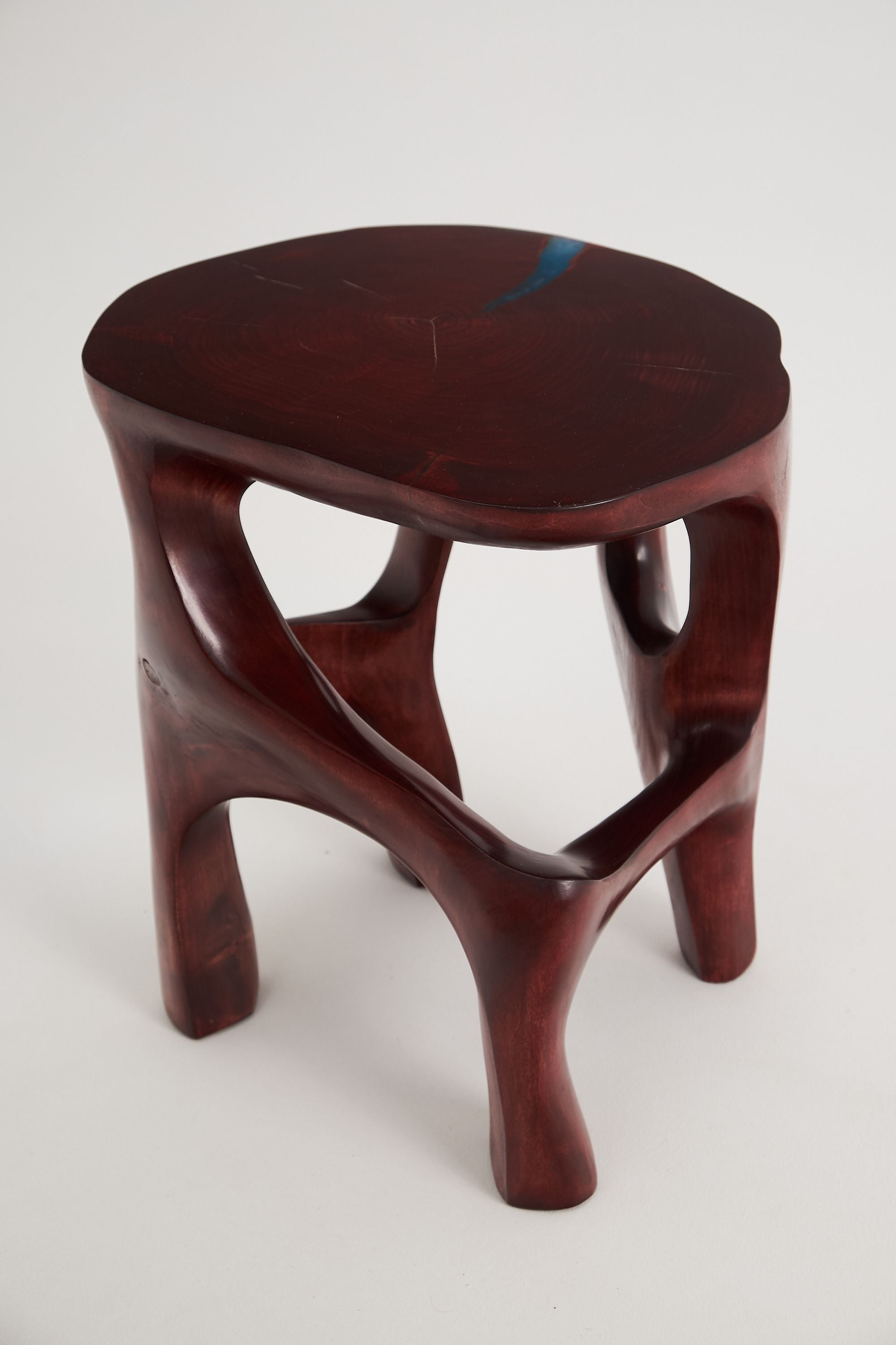 Satyrs, Elegant Red Sculptural Coffee Table 