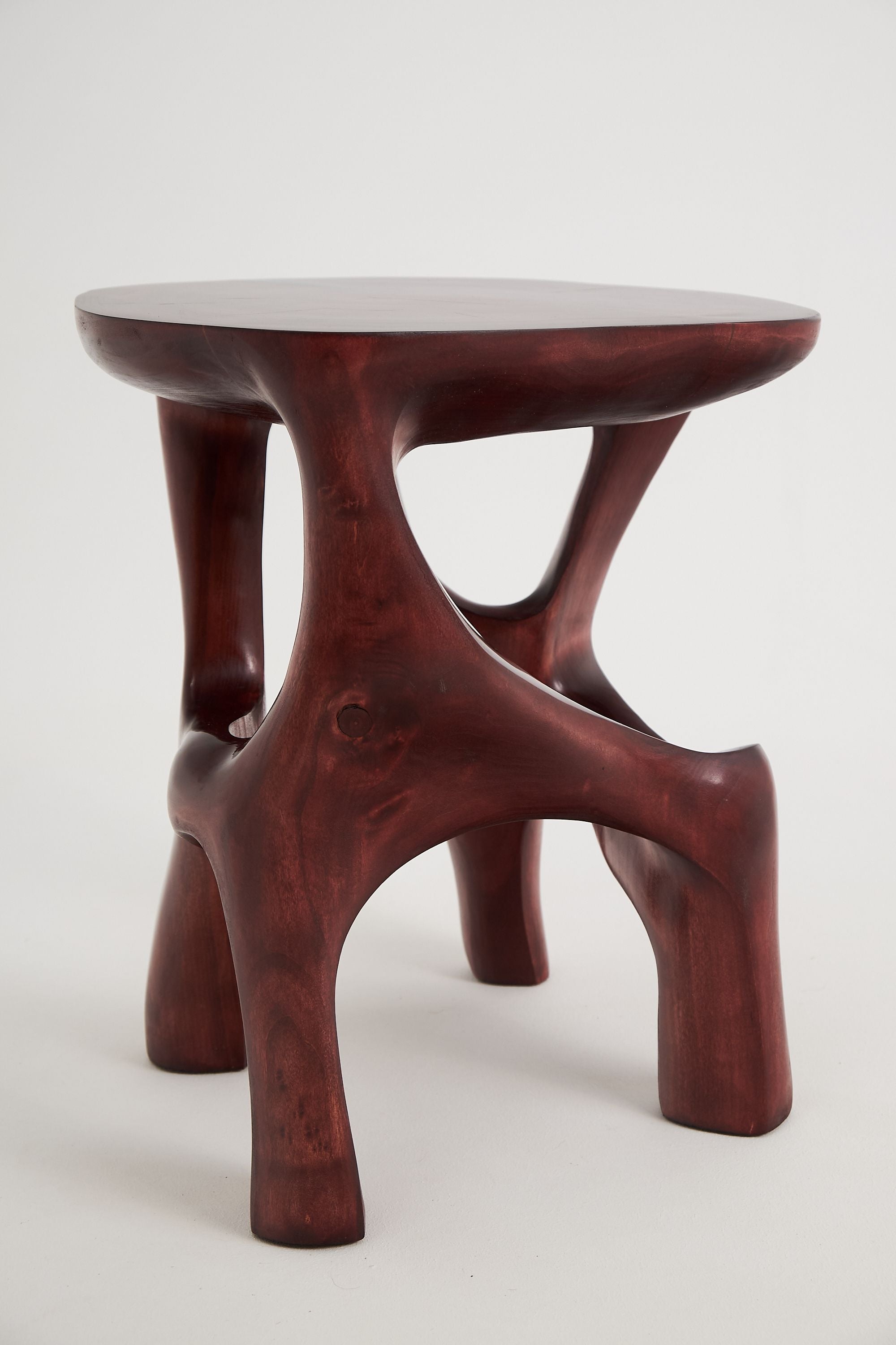 Satyrs, Elegant Red Sculptural Coffee Table 