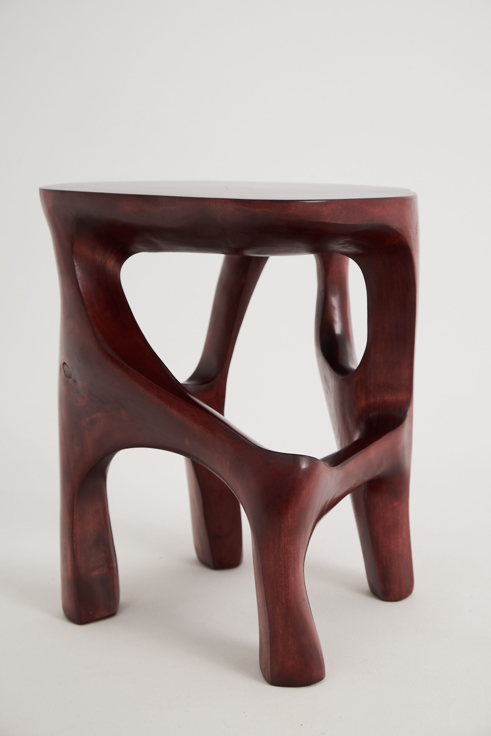 Satyrs, Elegant Red Sculptural Coffee Table 