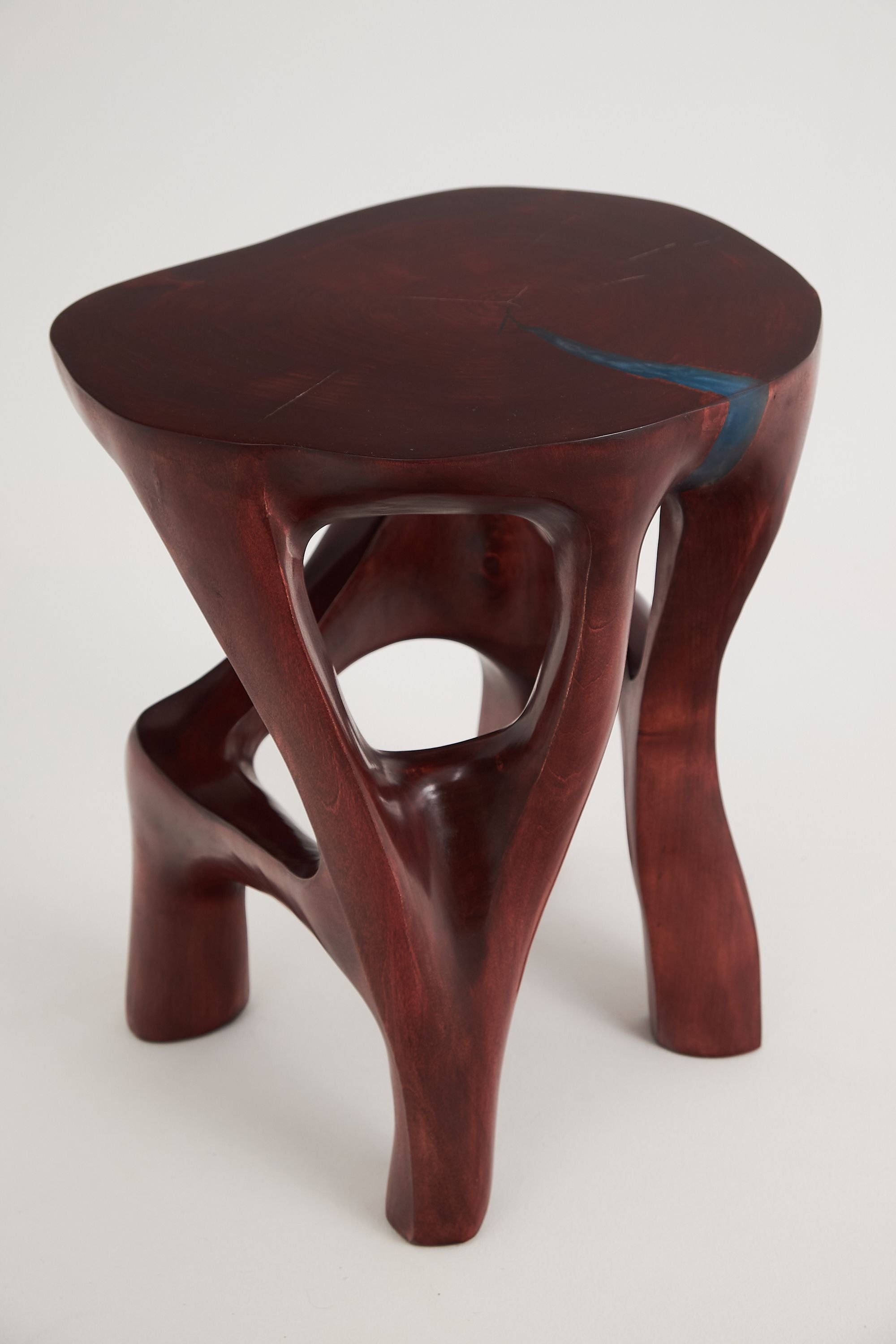 Satyrs, Elegant Red Sculptural Coffee Table 