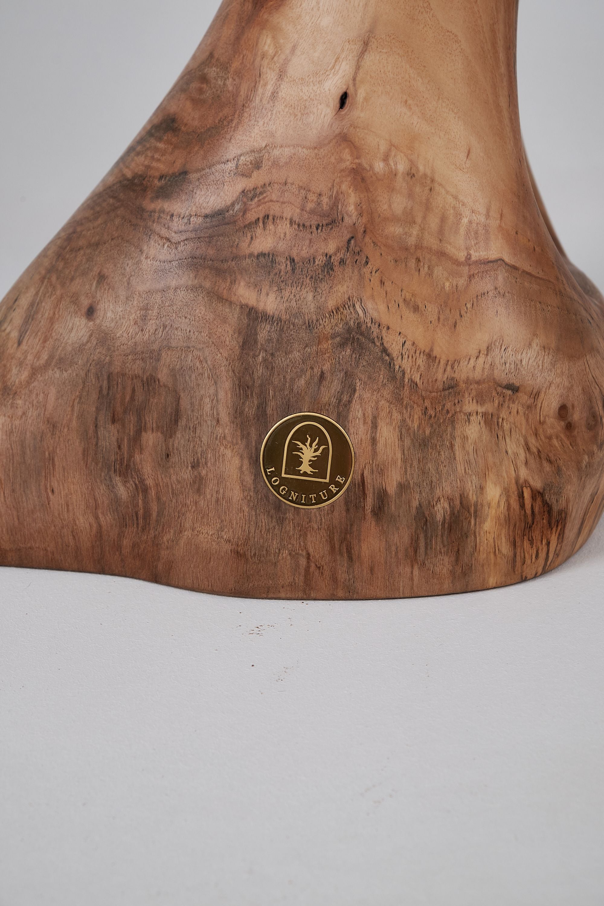 Leszy, Sculptural Side Table, Carved From Solid Wood - image 7