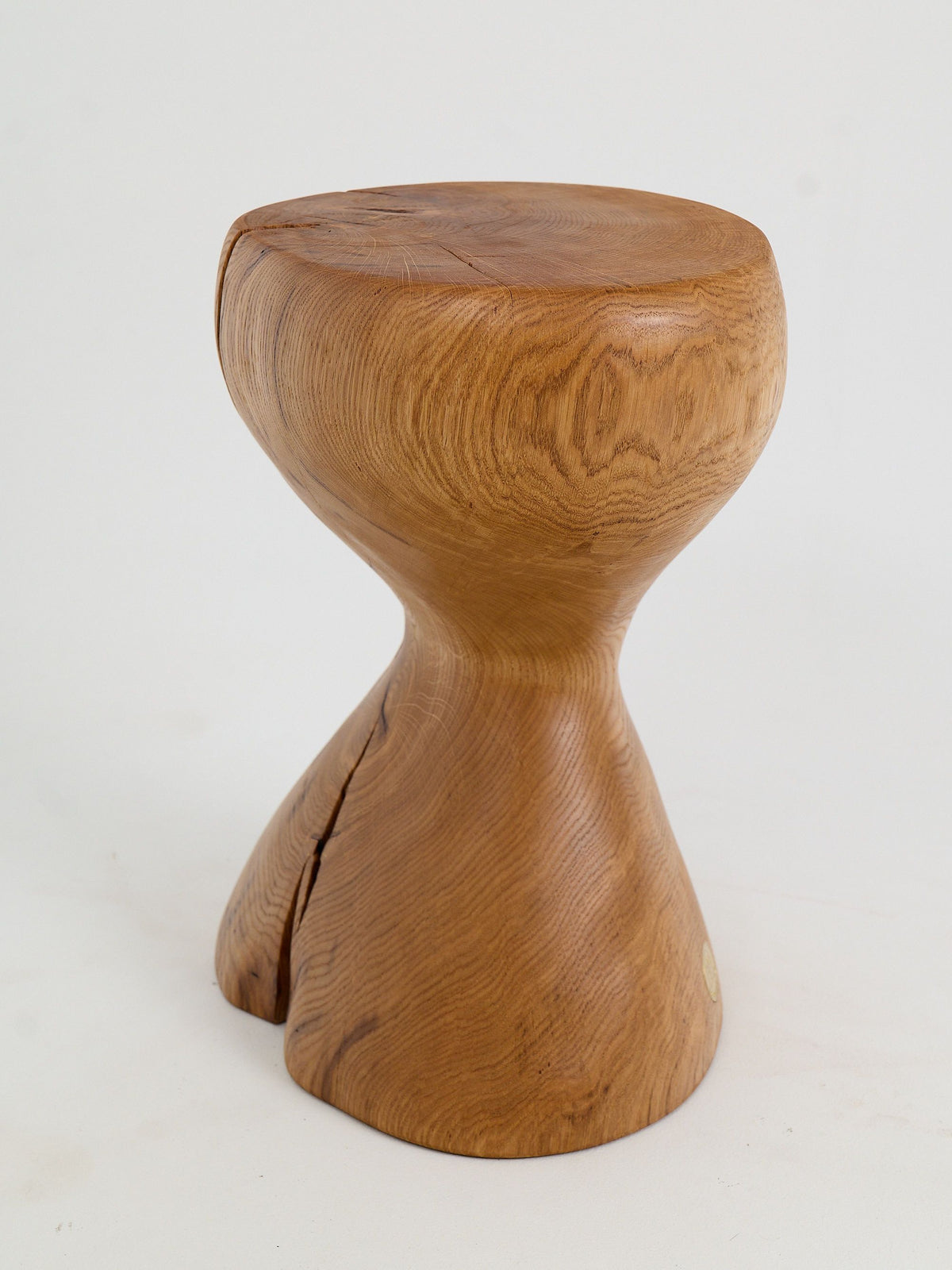 Leszy, Sculptural Side Table Carved in Solid Wood - image 4