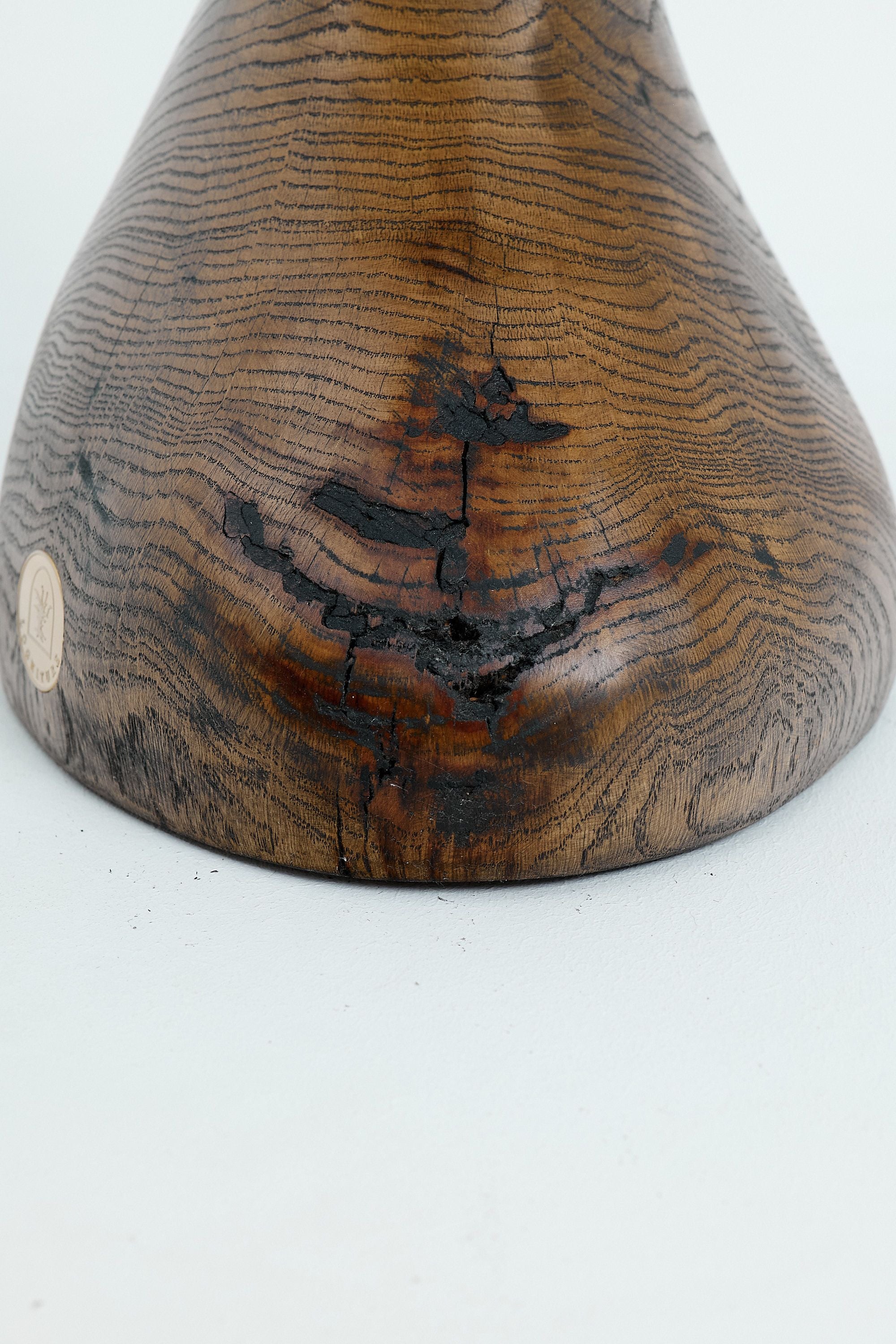 Leszy, Sculptural Side Table Carved in Solid Wood - image 14