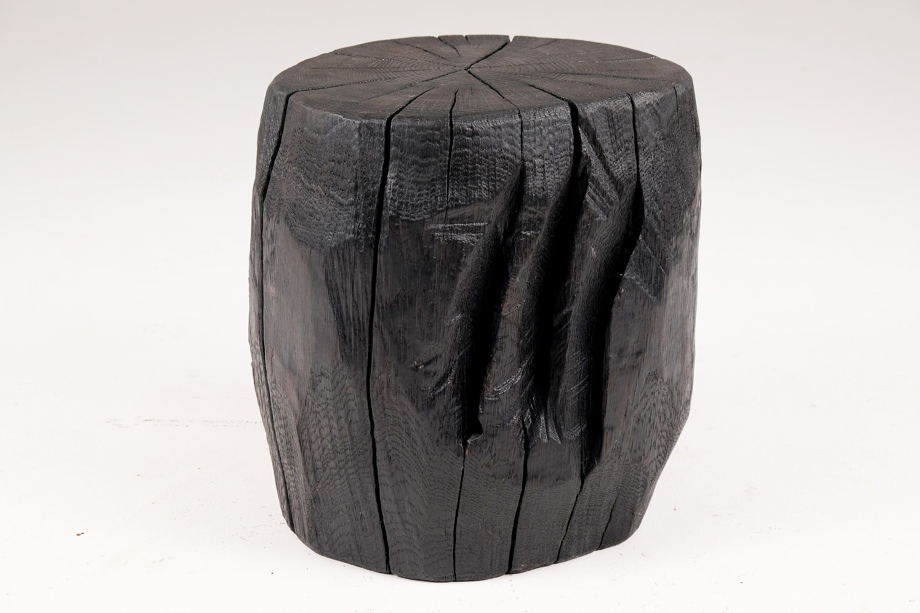 Jownik, Charred Sculptural Stool/Side Table ������������������������������������������������������������������������������������������������������������������������������������������������������������������������������������������������������������������������������������������������������������������������������������������������������������������������������������������������������������������������
