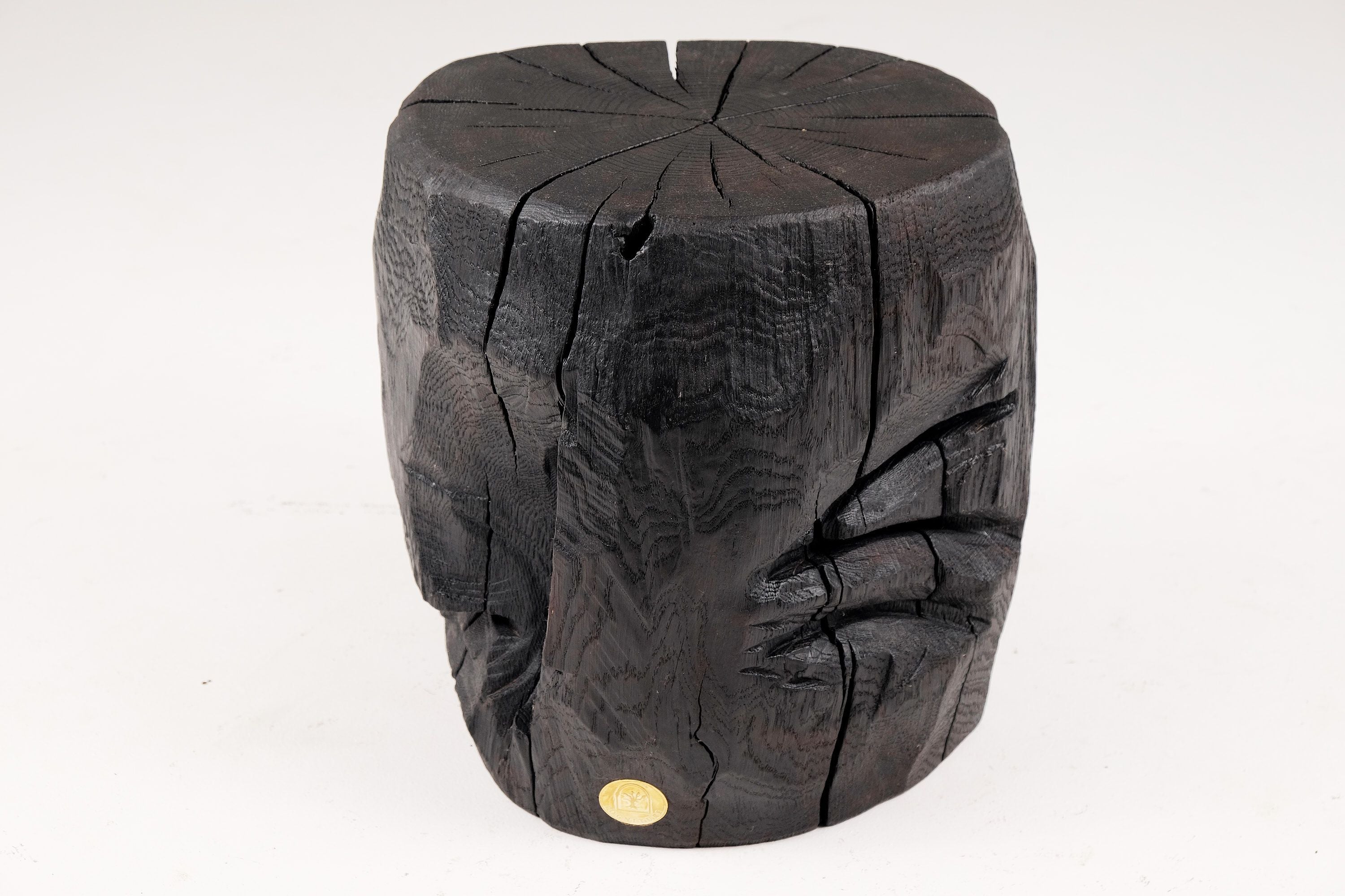 Jownik, Charred Sculptural Stool/Side Table ������������ï